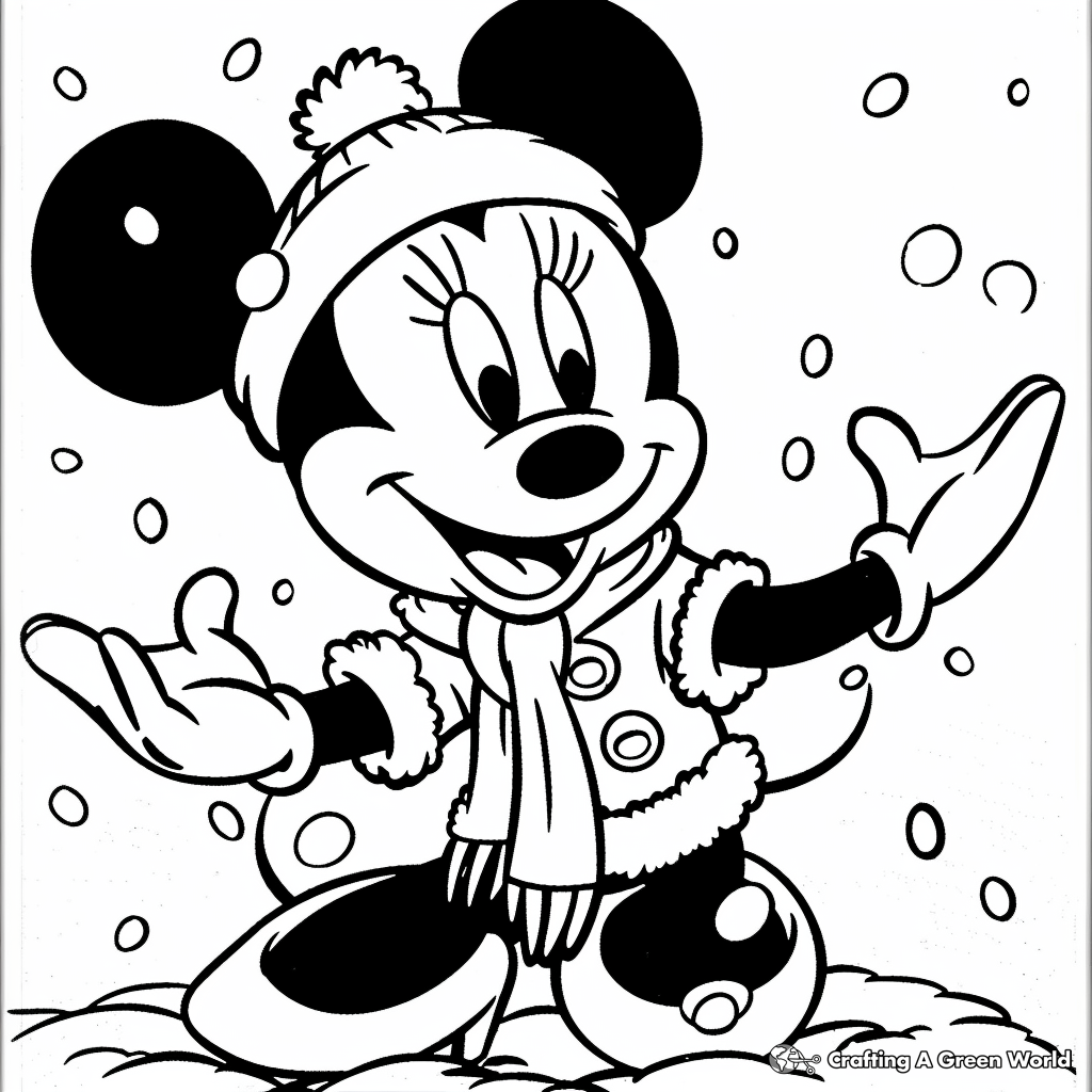 minnie mouse coloring book pages
