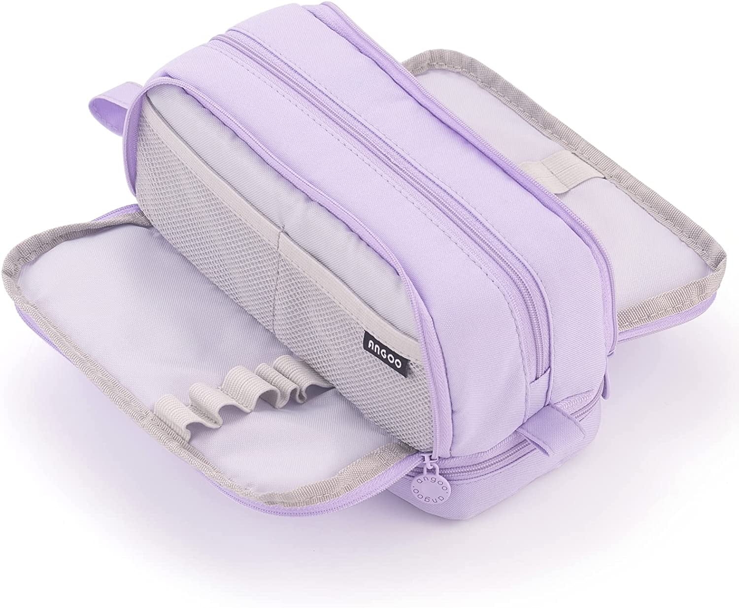 CICIMELON Large Capacity Cute Pencil Case 4 Compartments Aesthetic Bag For School Teens Adults Purple Walmart Business Supplies