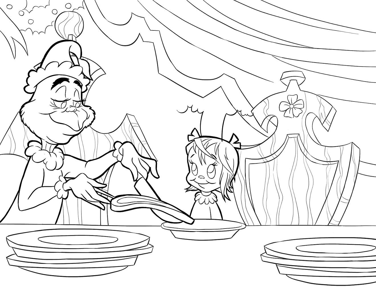 cindy lou who coloring page