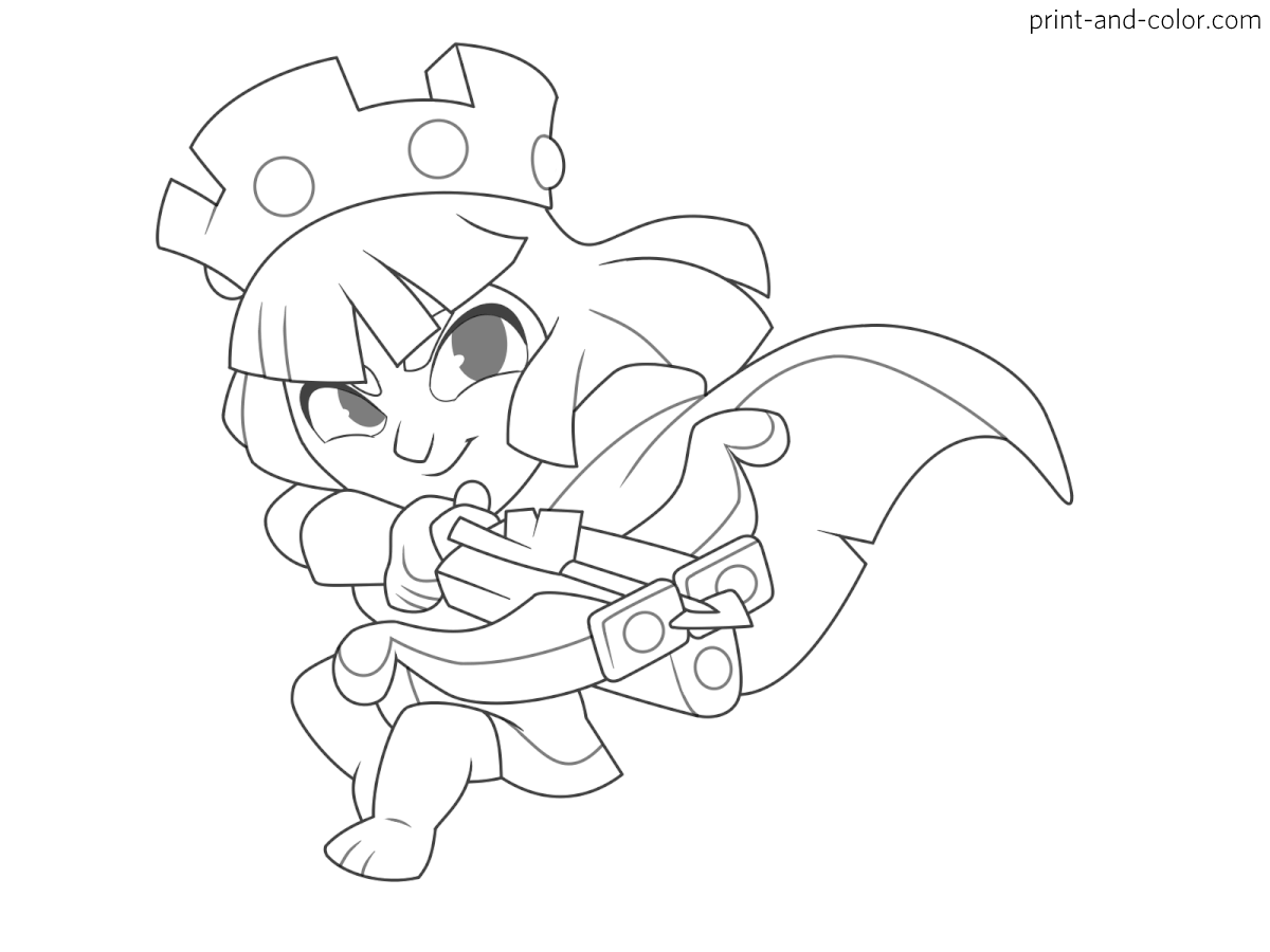 Clash Of Clans Coloring Pages Print And Color