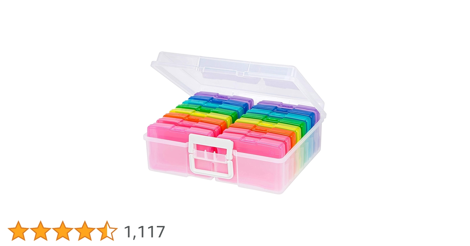 Clear 16 Case MICHAELS Photo Craft Storage Box By Recollections Modern White 14 9 X 12 X 5 Inches Mini Scrapbook