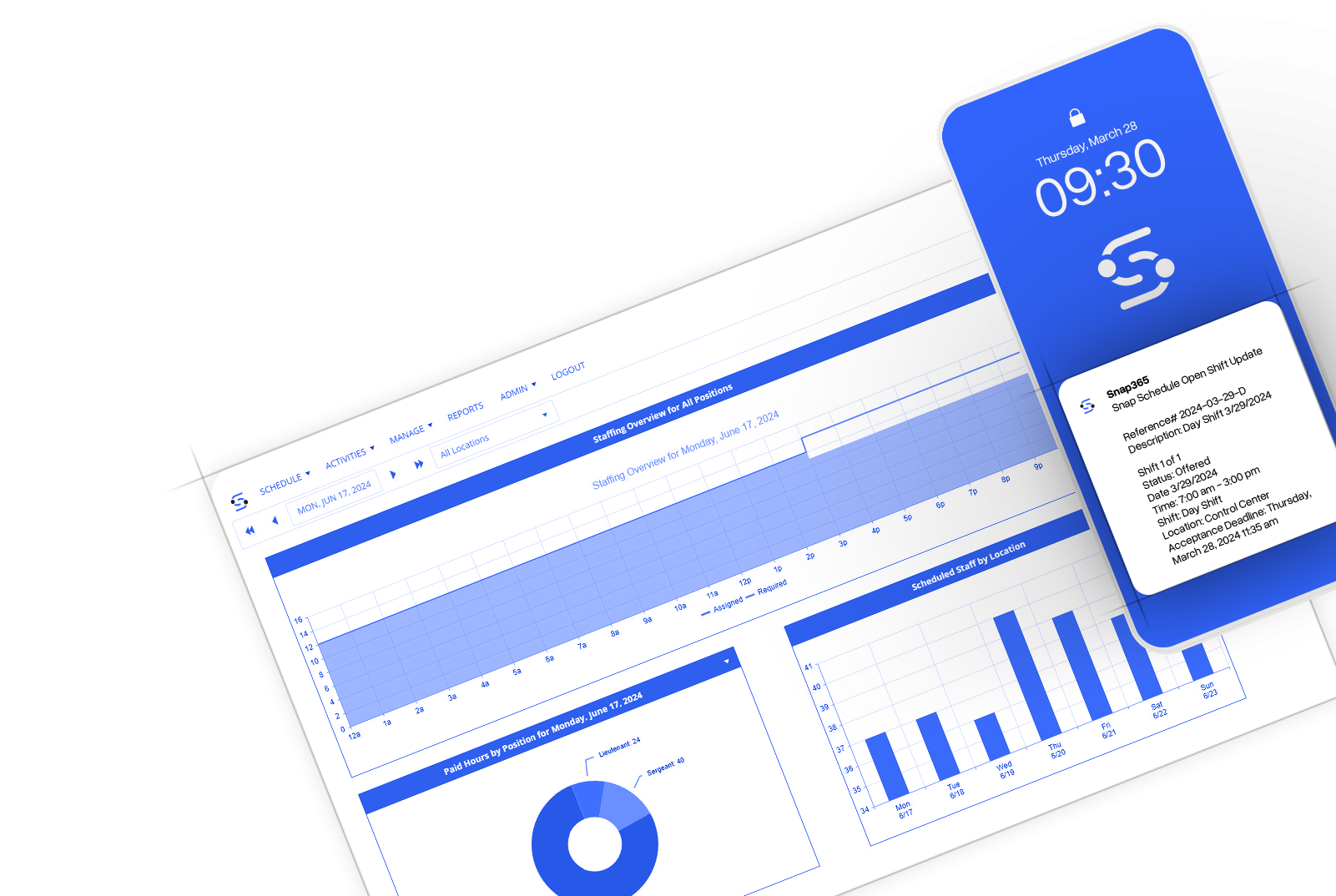 Cloud based Employee Scheduling Software Snap Schedule