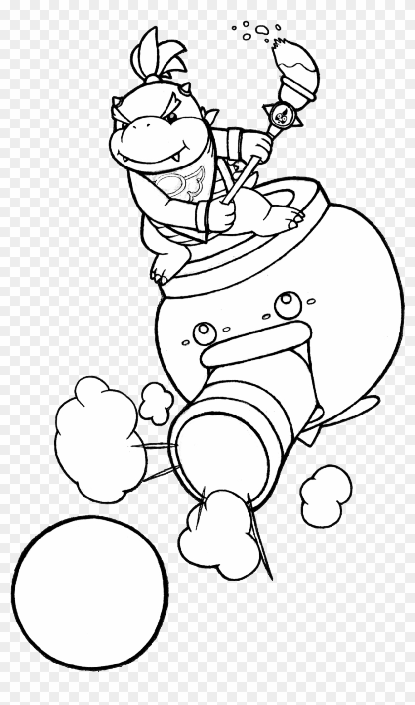 Clown In The Bowser Jr Coloring Pages Coloring Pages Bowser Jr With His Clown Car Free Transparent PNG Clipart Images Download