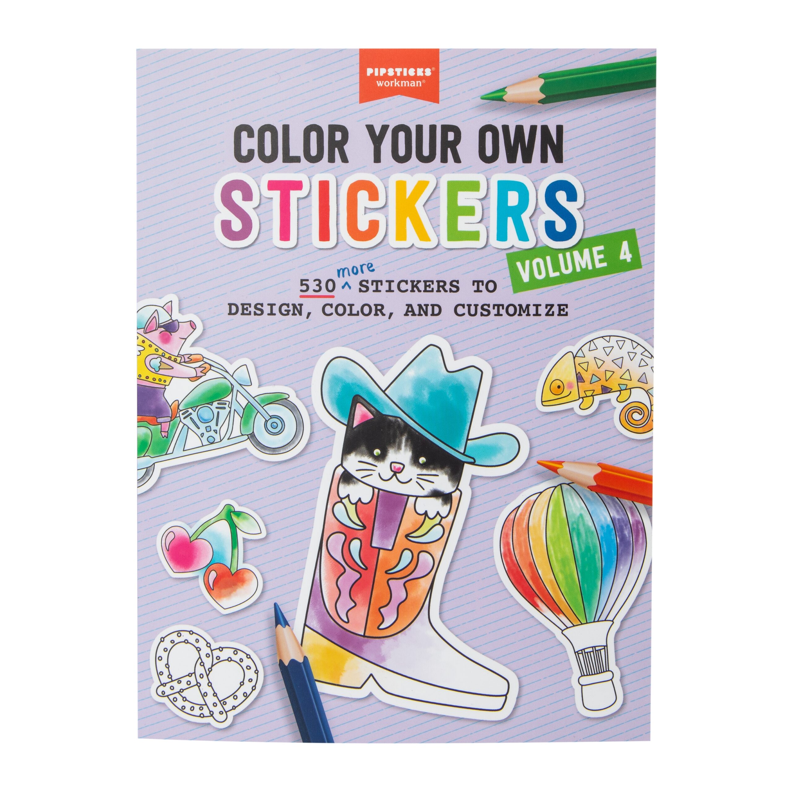 Color Your Own Stickers Book 530 Count Volume 4 Five Below
