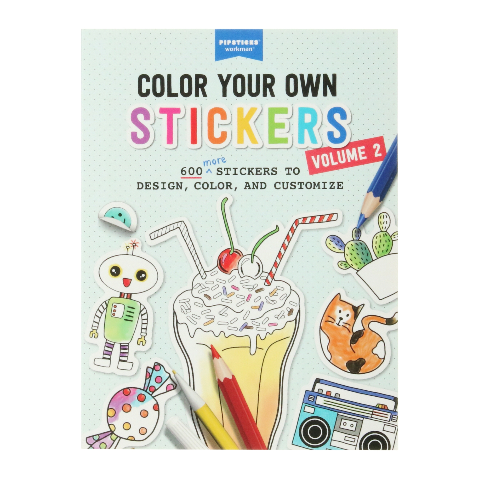 Color Your Own Stickers Book Volume 2 Five Below