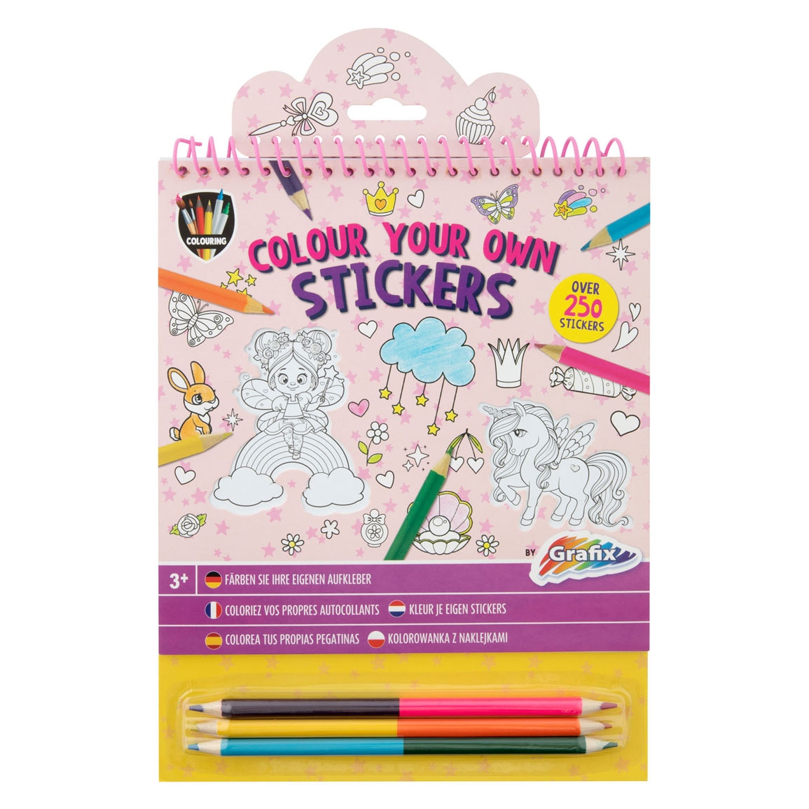 colour your own stickers