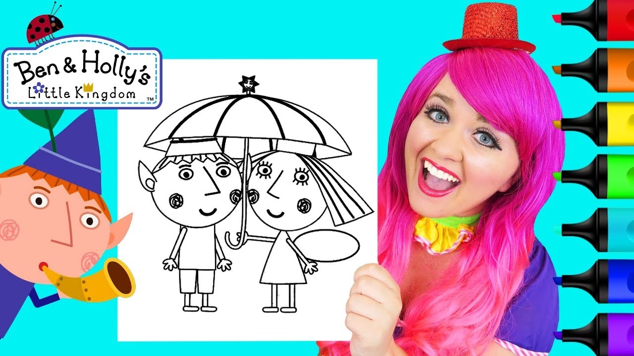 ben and holly colouring book