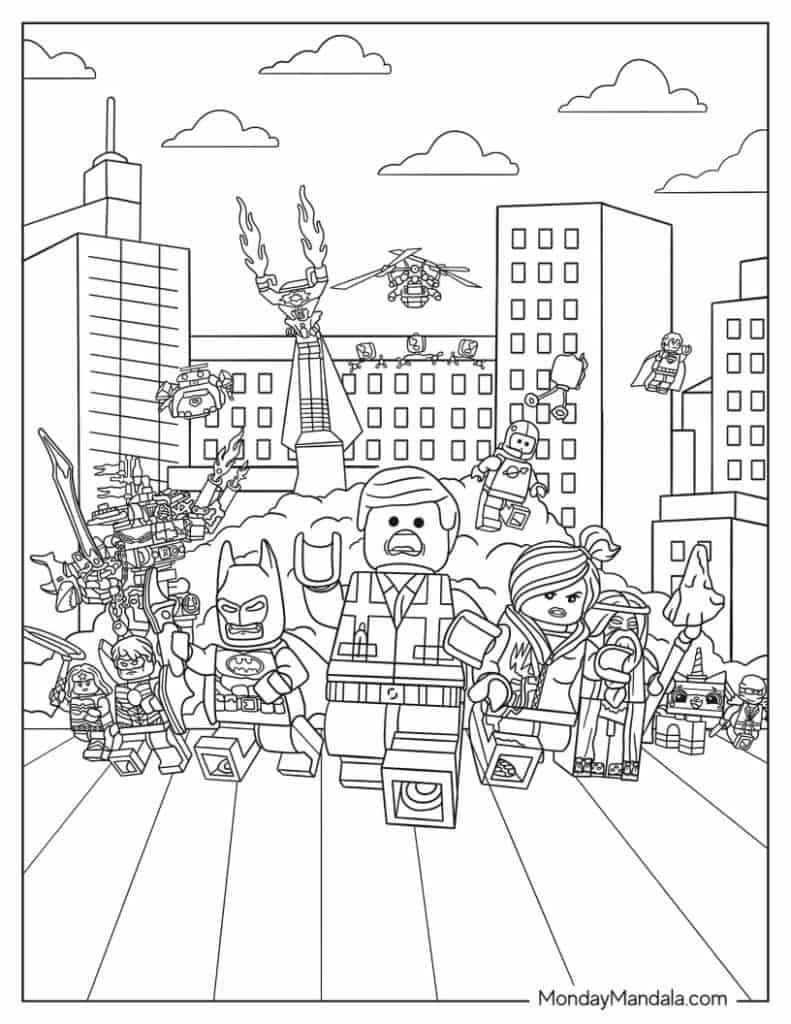 Coloring Pages Design Your Lego Lego Ninjago Disegni Lego City Da Colorare Colouring Pages Lego