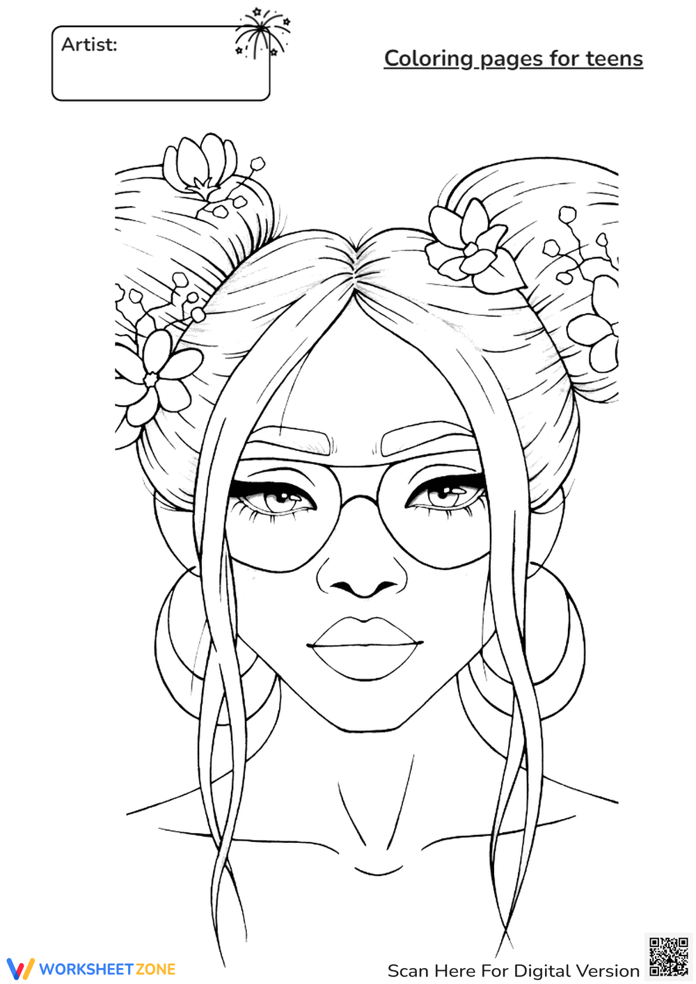 Coloring Pages For Teens Online And Printables 