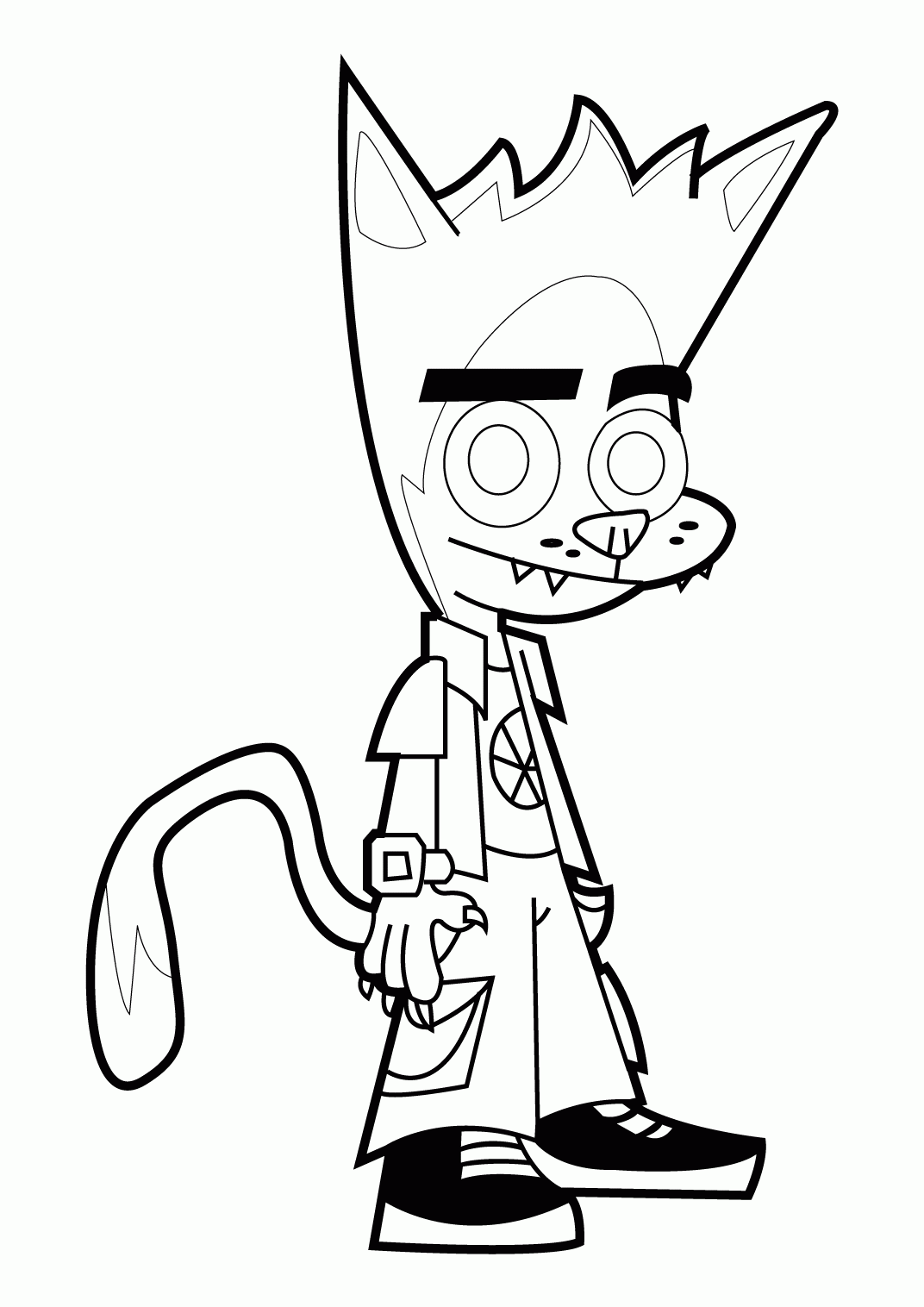 Coloring Pages Johnny Test 544305 Clipart Library