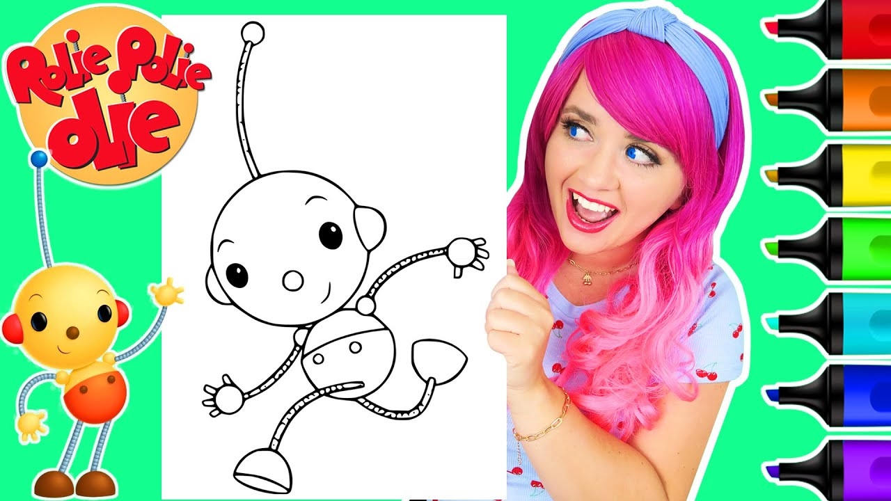 Coloring Rolie Polie Olie Disney Coloring Page Ohuhu Art Markers YouTube