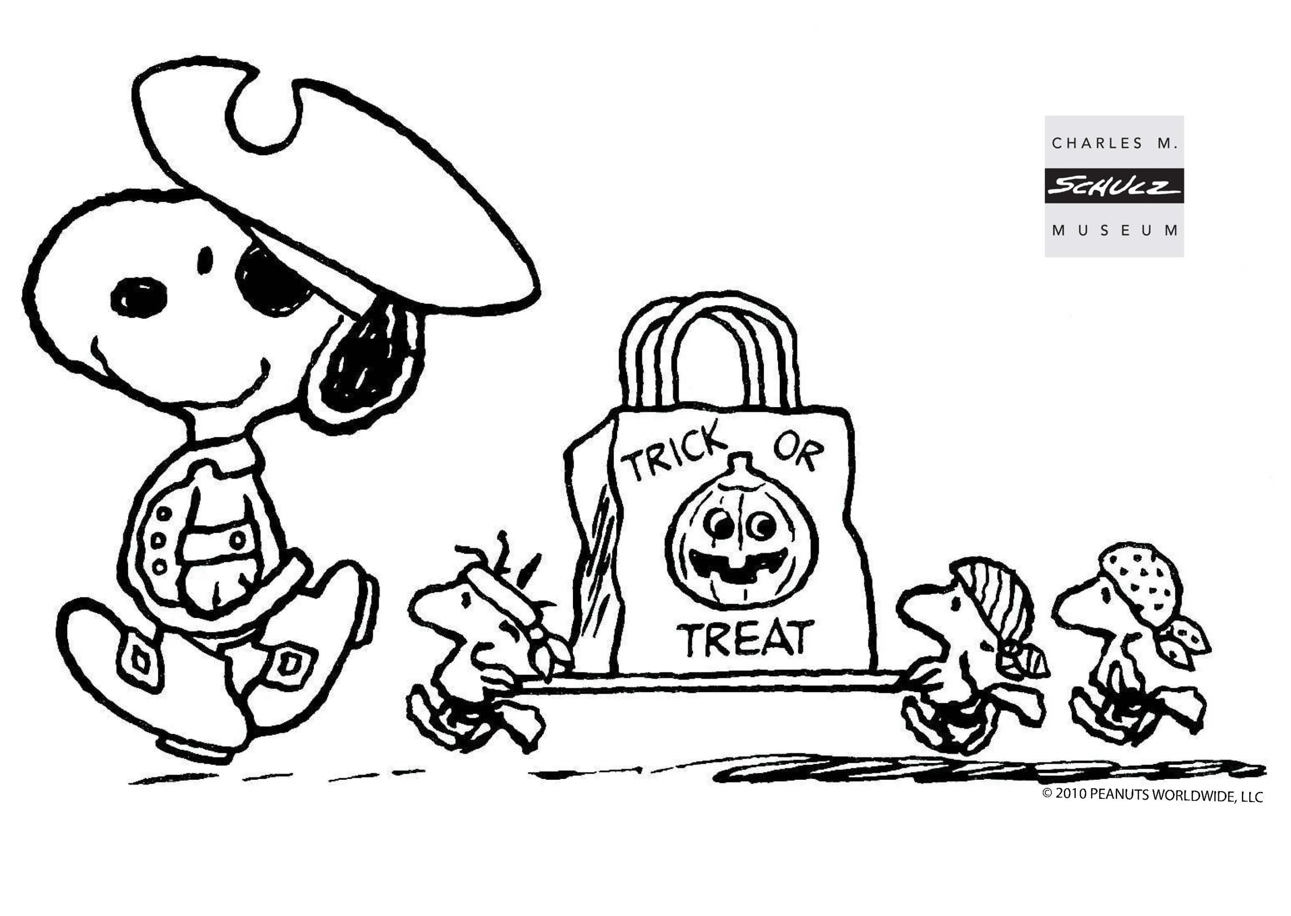 Coloring Sheets Charles M Schulz Museum