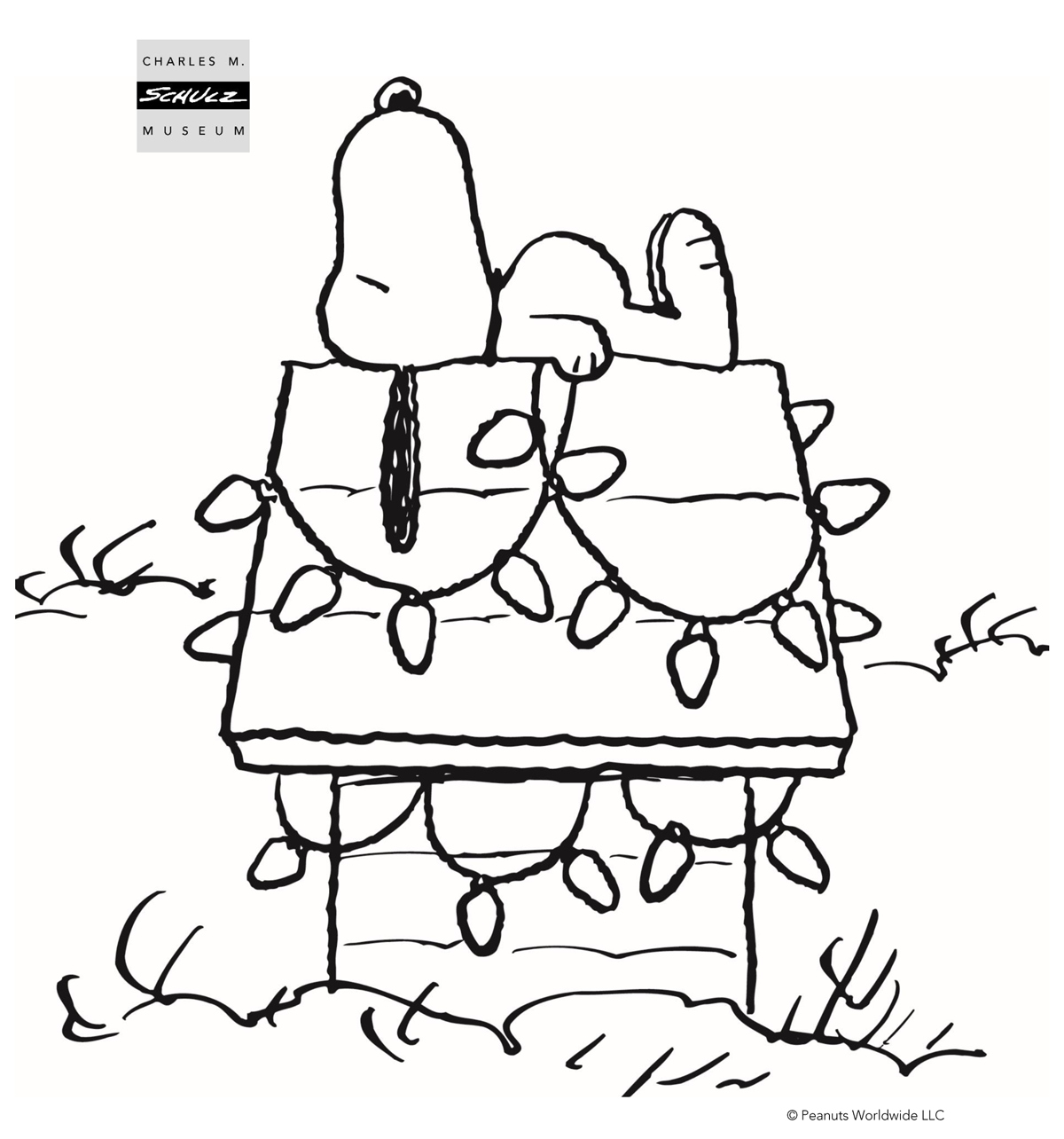 coloring pages of snoopy