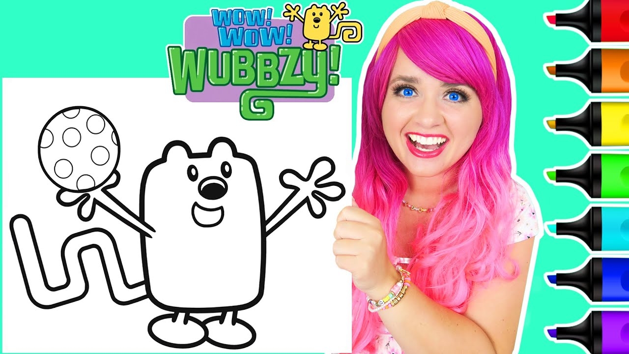Coloring Wow Wow Wubbzy Coloring Page Ohuhu Art Markers YouTube
