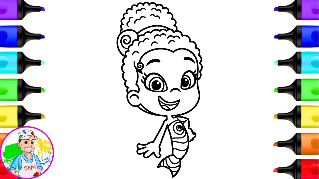 bubble guppies coloring pages zooli