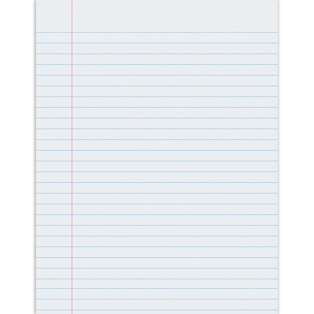 Composition Paper White Red Margin 3 8 Ruled 8 1 2 X 11 500 Sheets PAC2401 Dixon Ticonderoga Co Pacon Handwriting Paper
