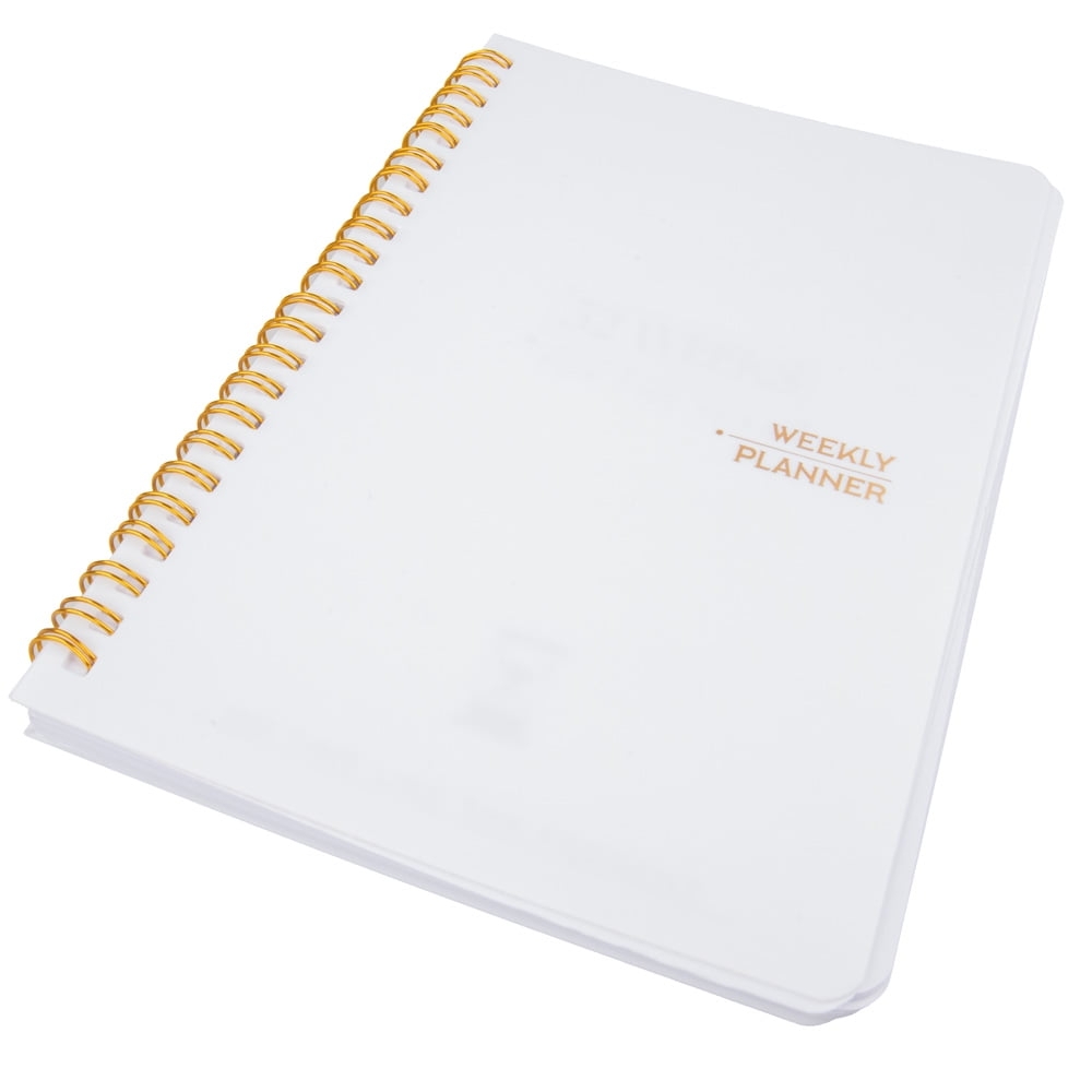 Craft County Weekly Planner Undated Spiral Bound Planner Covering 52 Weeks Walmart
