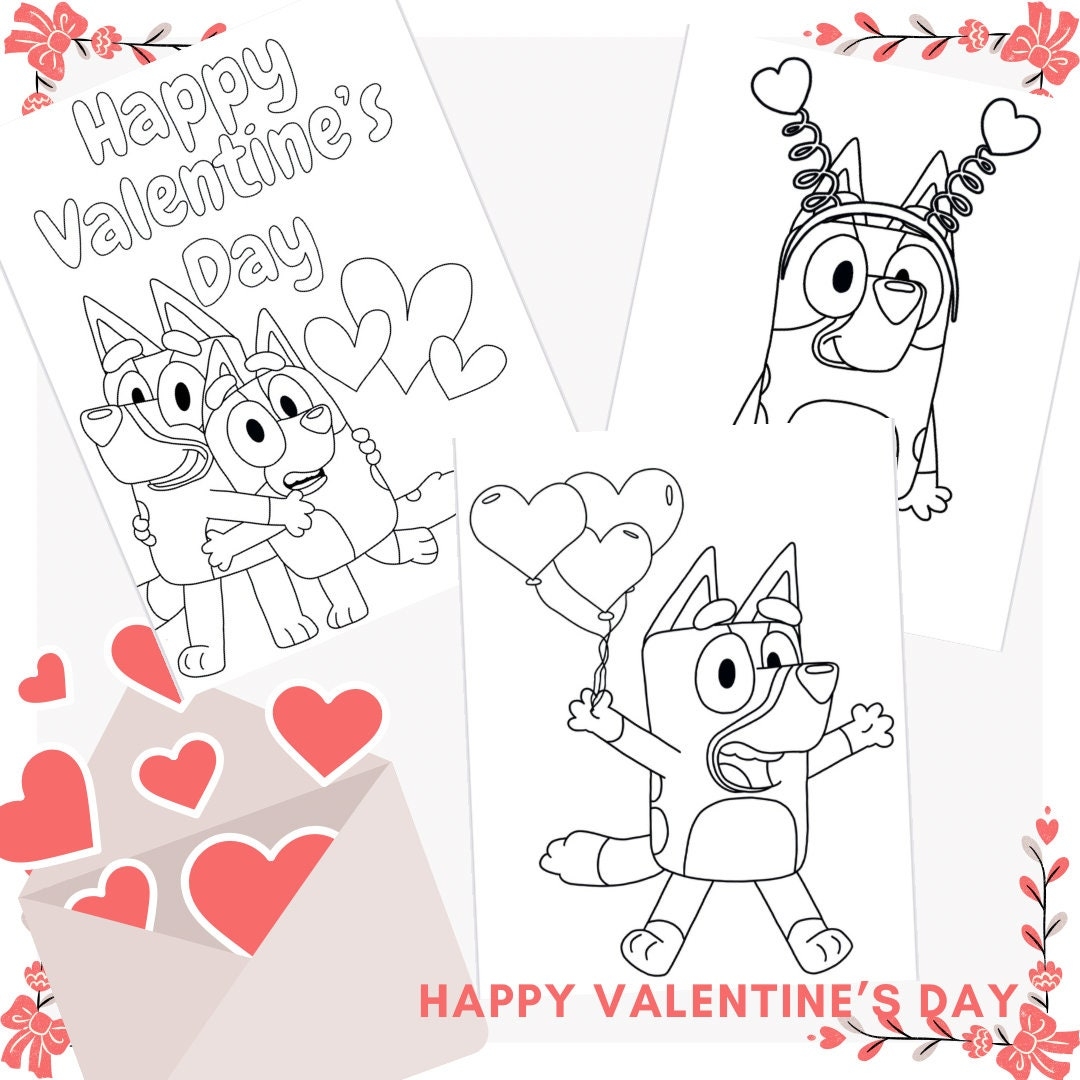 Crayola Mess Free Free Printable Bluey Coloring Pages Printable Templates Free Valentine s Day Coloring Pages Free