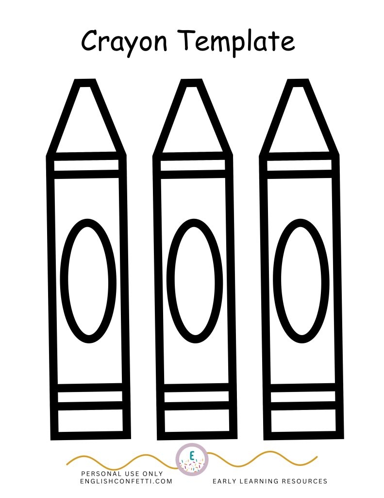 printable crayon pattern