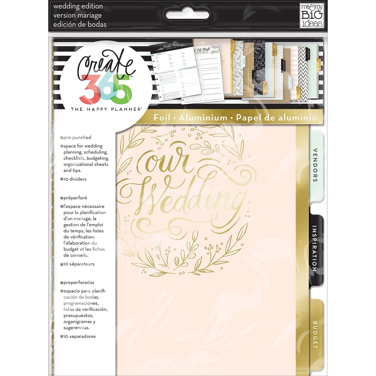 happy planner wedding planner