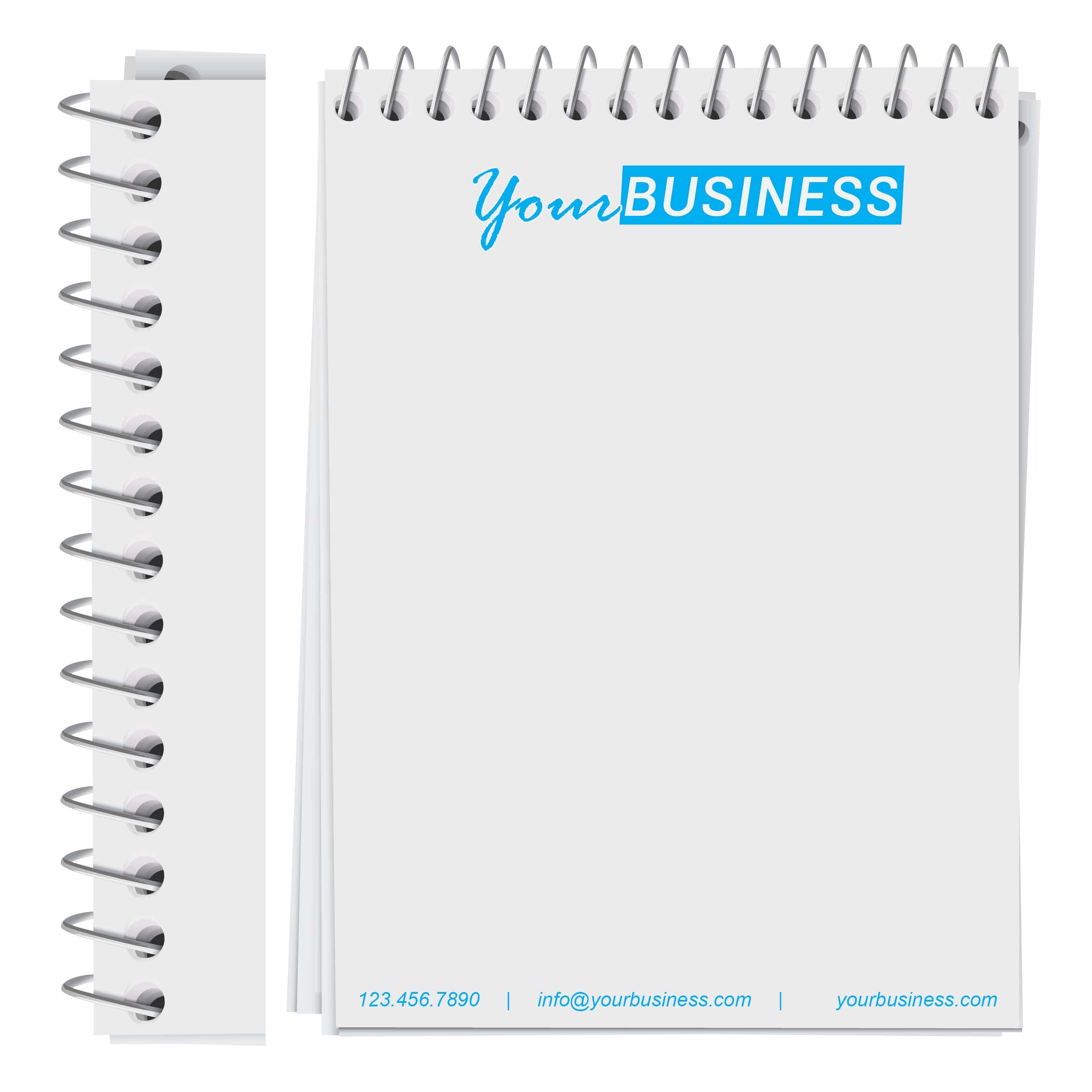 Custom Spiral Notepads Low Minimums And Free Shipping On All Orders