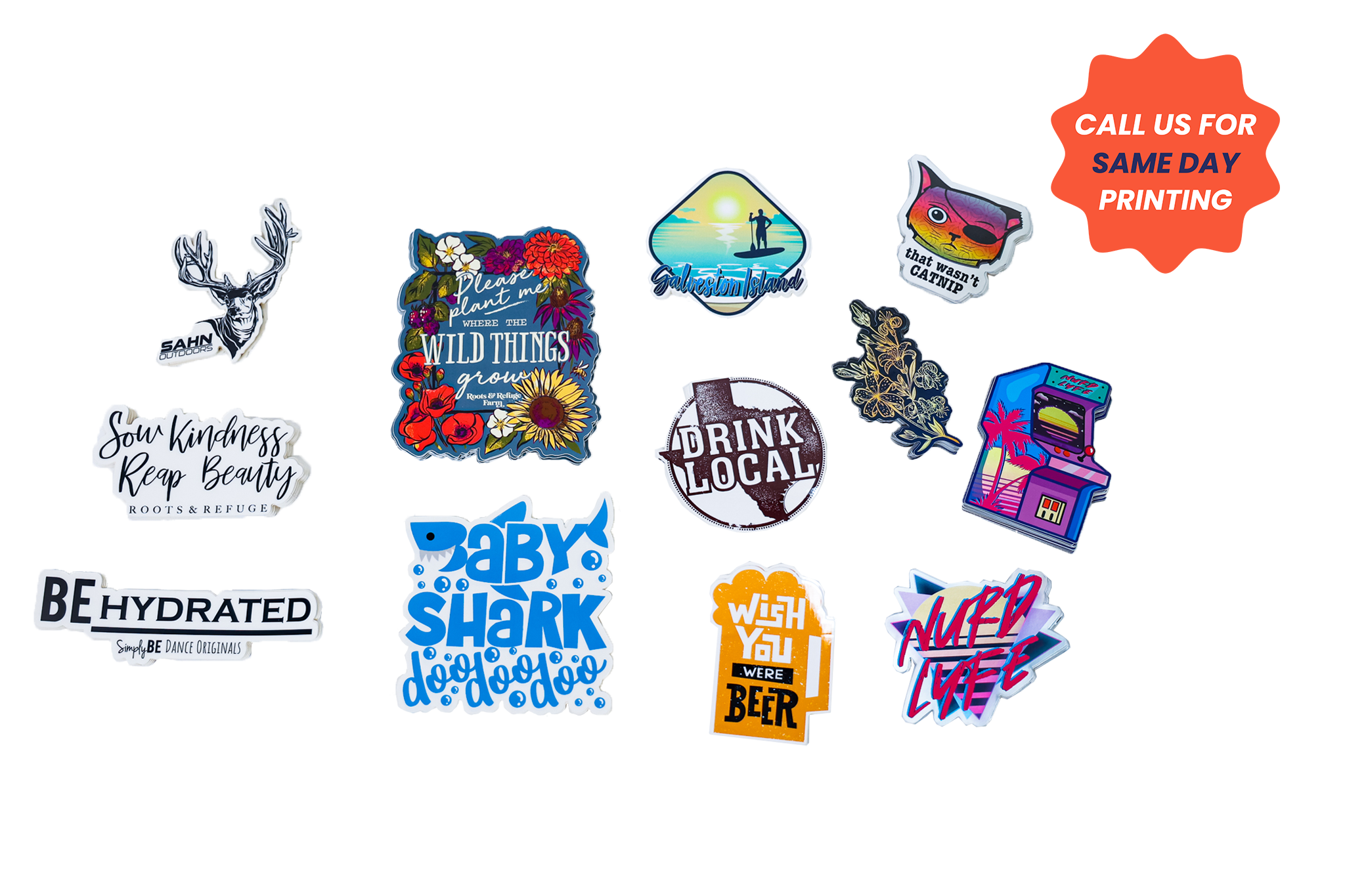 Custom Waterproof Stickers And Labels Sticker Mountain