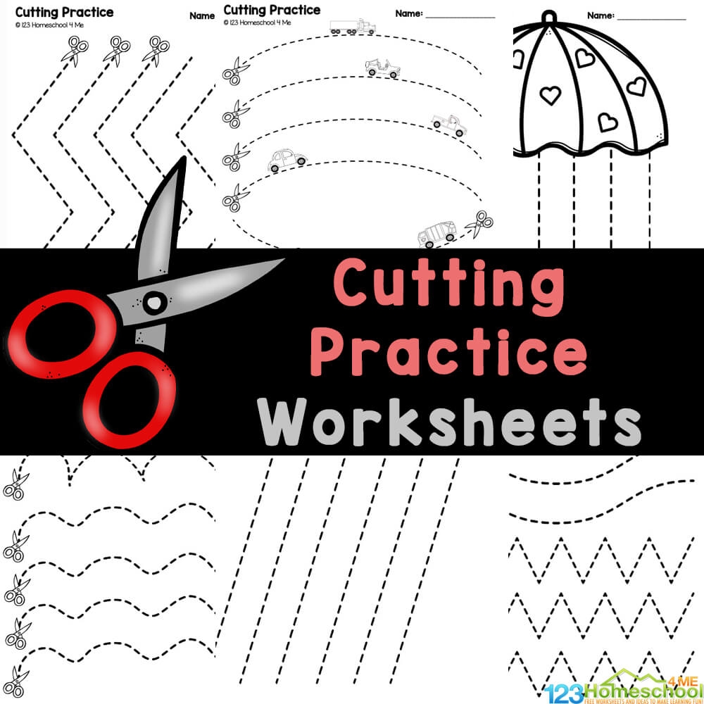 cutting activity sheets