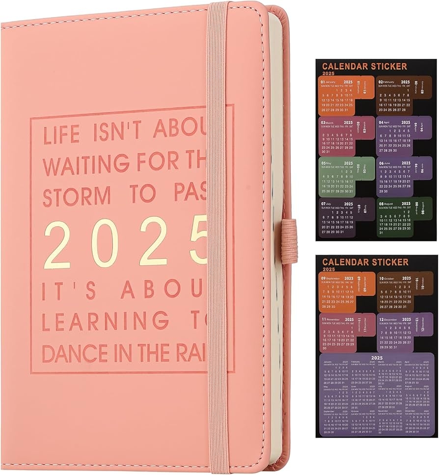 Daily Planner 2025 Academic Diary Day Per Page from Jan 2025 To Dec 2025 Best Agenda Daily Calendar To Boost Productivity Gratitude Journal Personal Daily Organizer 14 5x21 5cm Pink Amazon co uk Stationery 