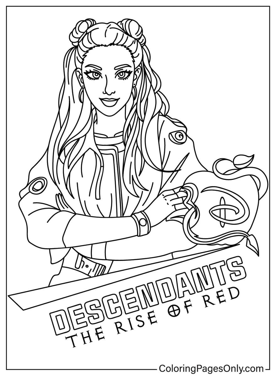 Descendants Coloring Pages Download And Print Free Coloring Pages At Https t co Pvr5GvgEA9 descendants disney Coloringpagesonly Coloringpages ColoringBook art sketch drawing draw illustration Coloring trend Trending Twitter TwitterX