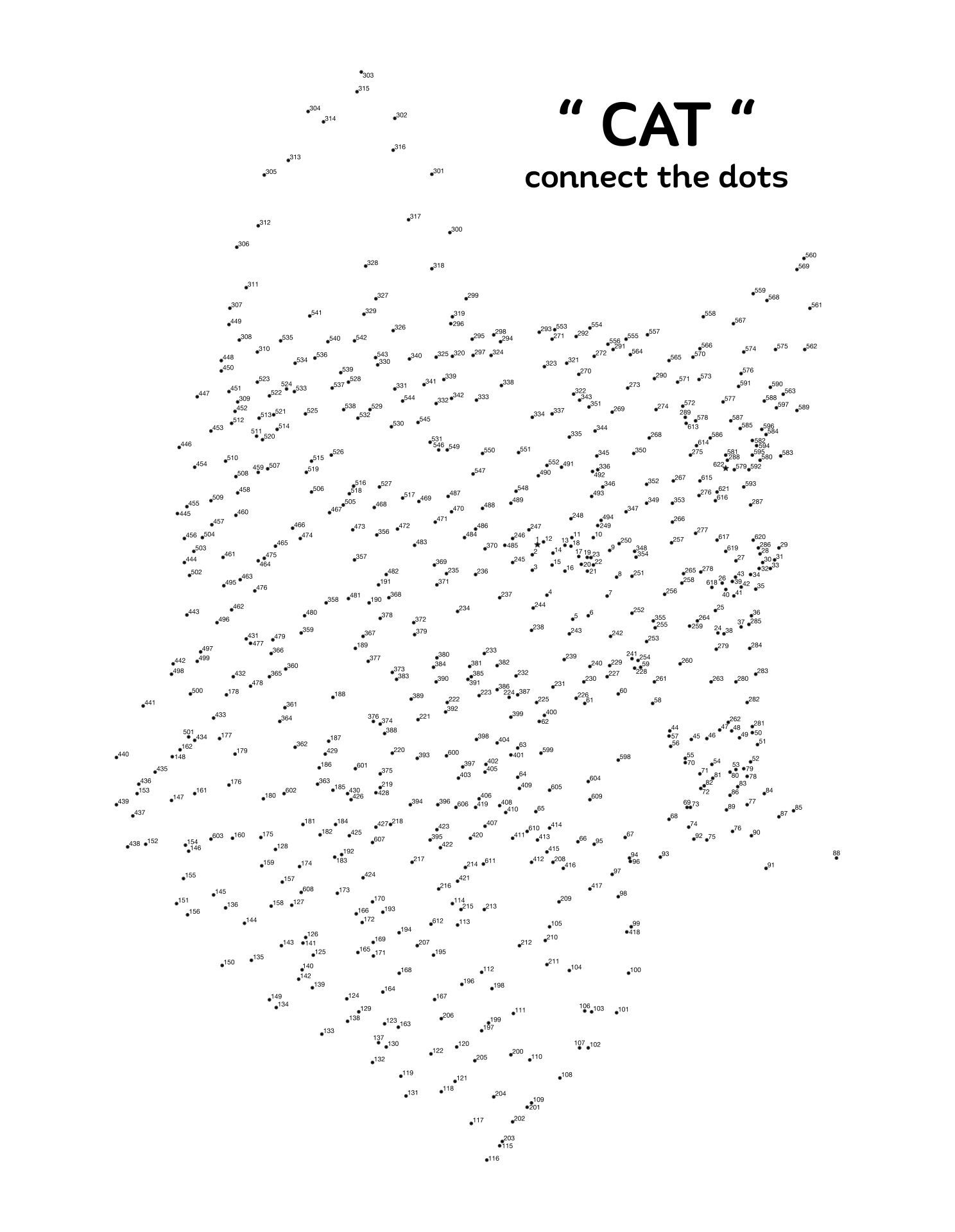 connect the dots print