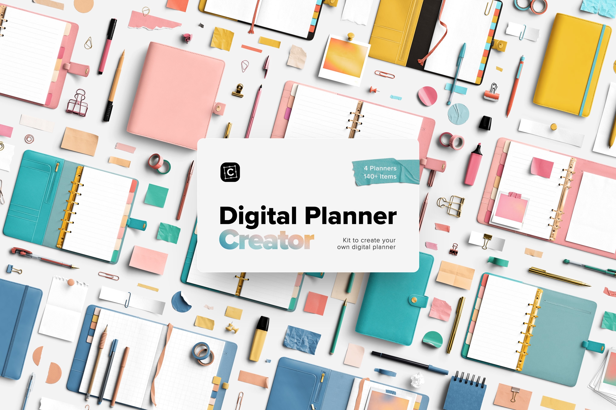 Digital Planner Creator Custom Scene