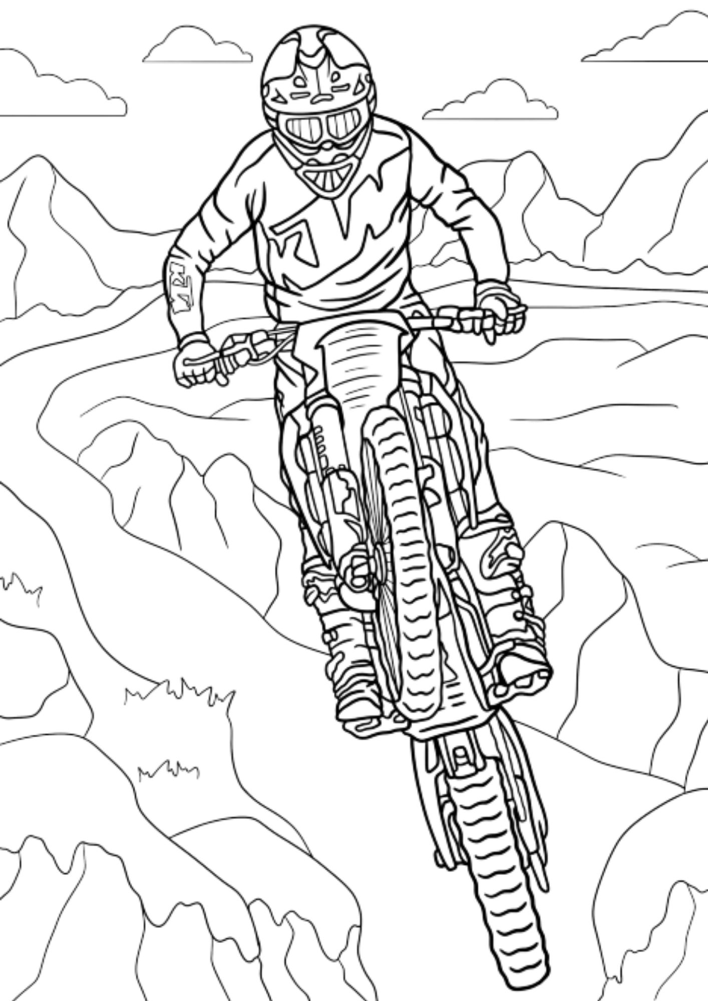 DIRT BIKES COLOURING Pages 24 Pages Stunts Like Backflips Whips Etc Australian Teachers Marketplace