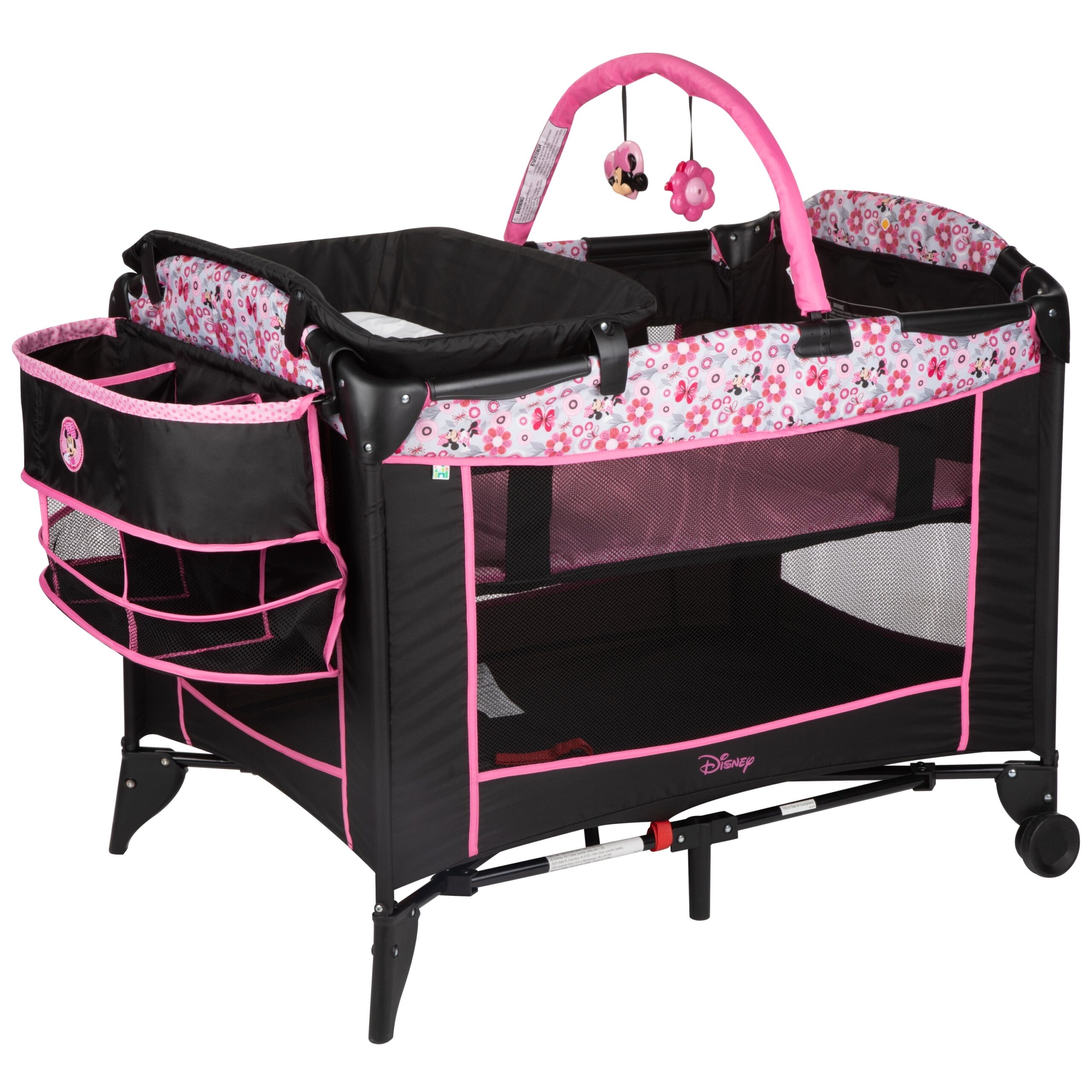 Disney Baby Sweet Wonder Baby Play Yard Minnie Meadow Walmart