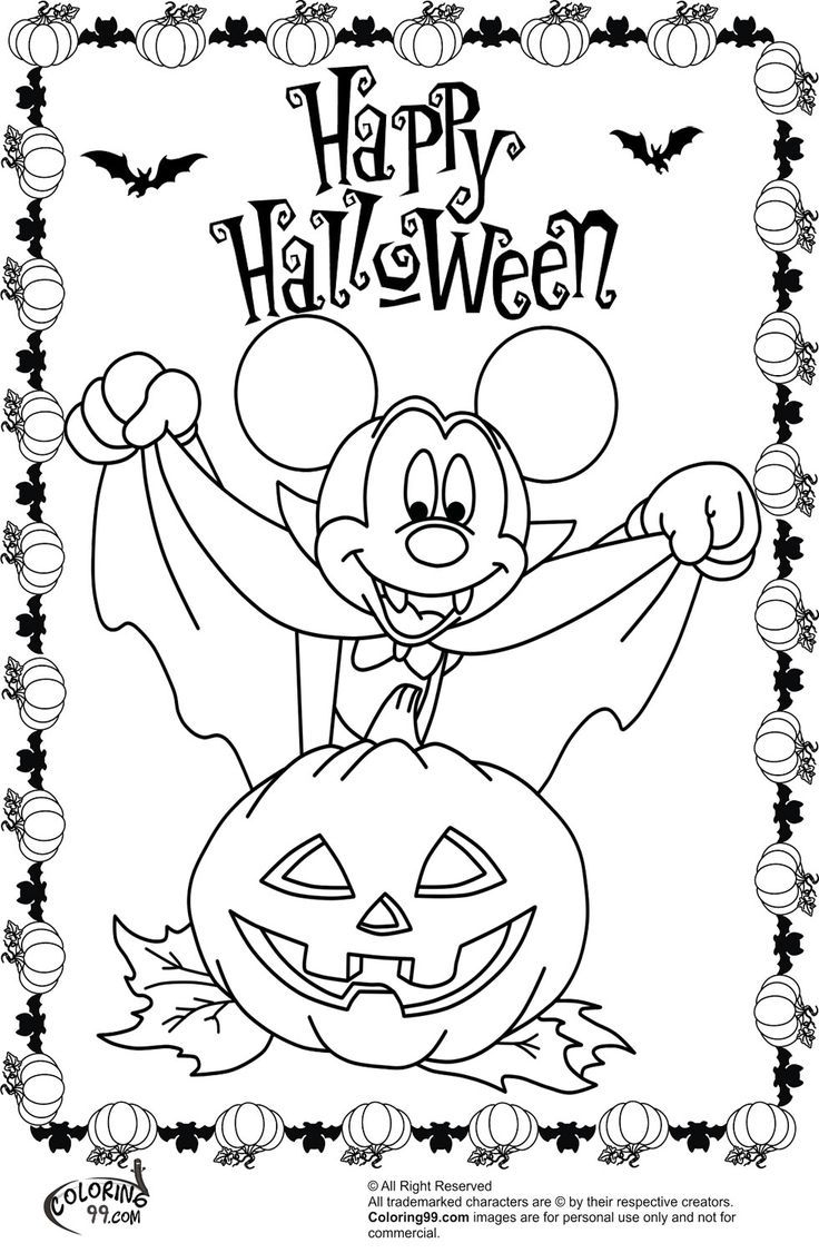 Disney Coloriage Haloween Dessin Halloween A Imprimer Coloriage Halloween