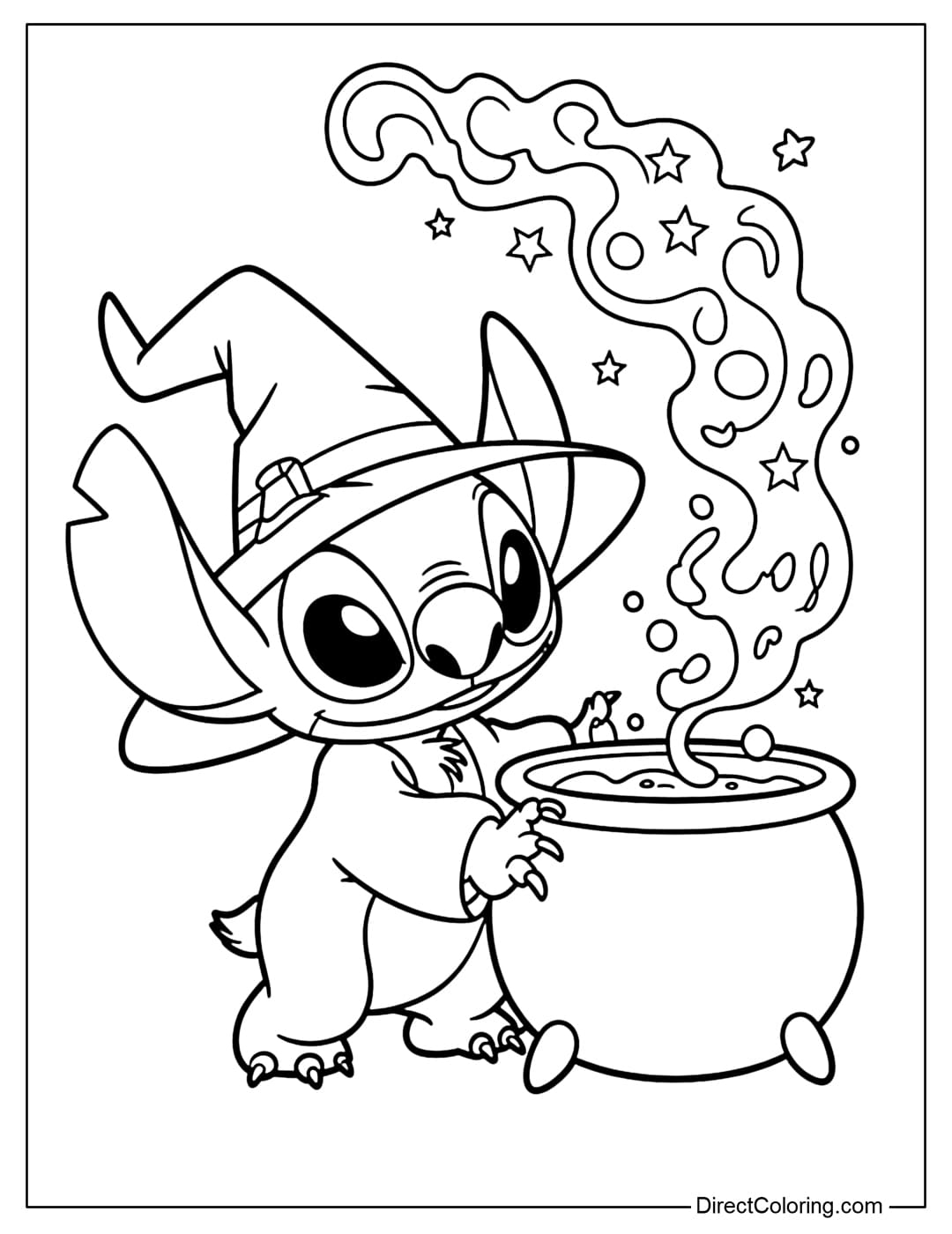 Disney Halloween Coloring Pages Free PDF To Download And Print