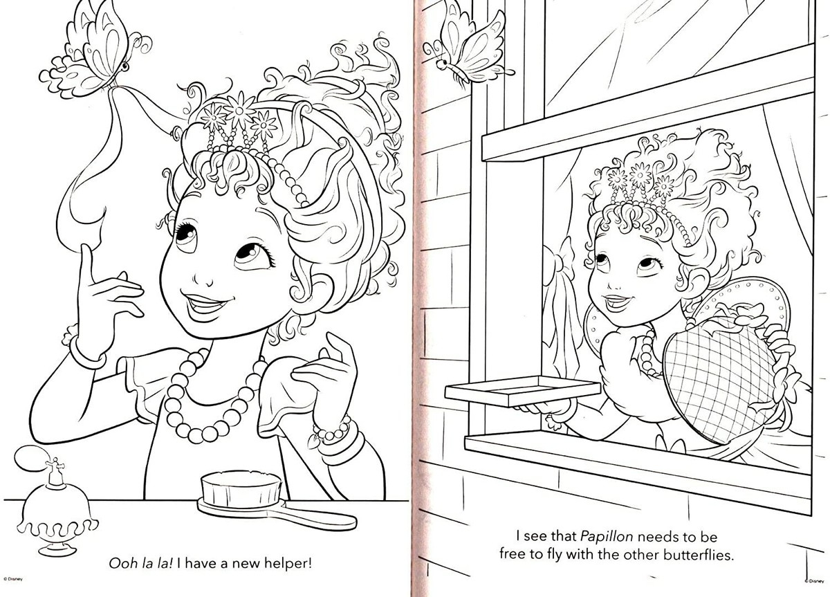 fancy nancy pictures to color