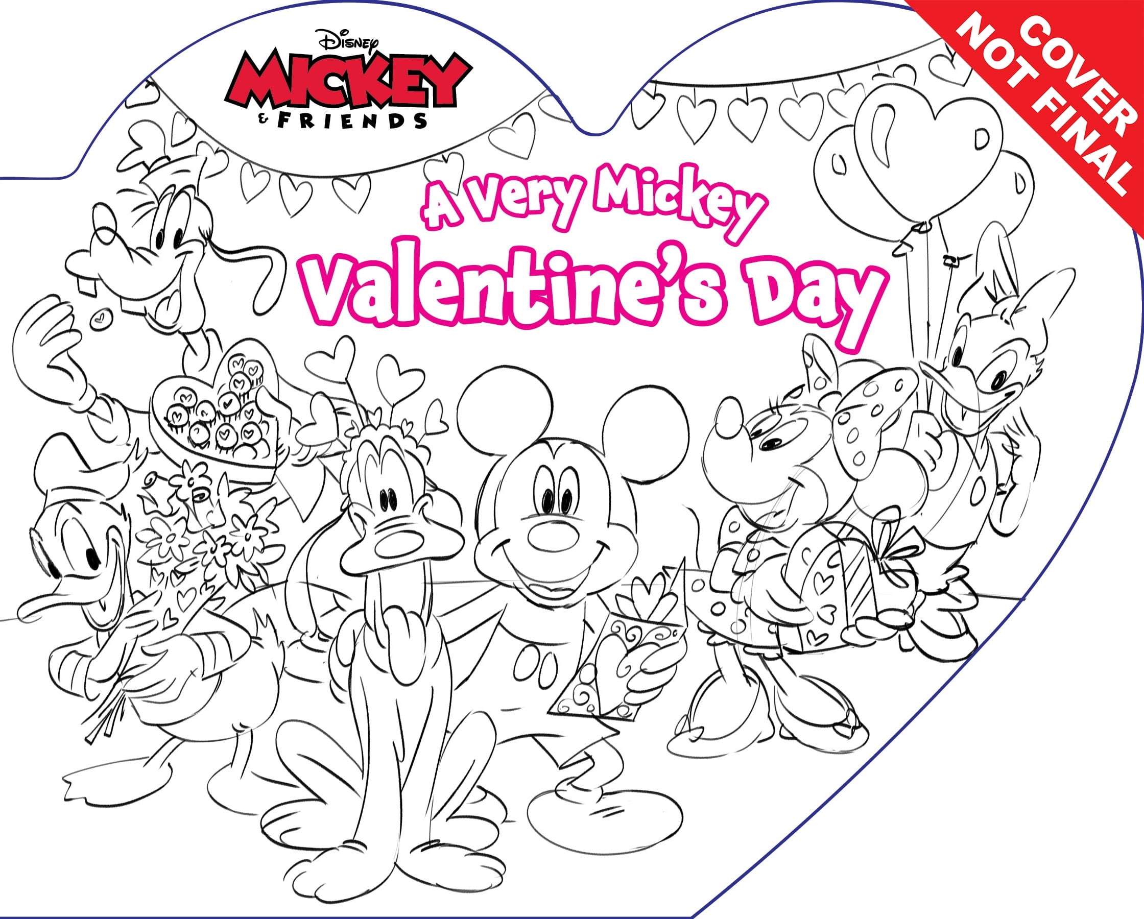 Disney Mickey And Friends A Very Mickey Valentine s Day Board Book Walmart