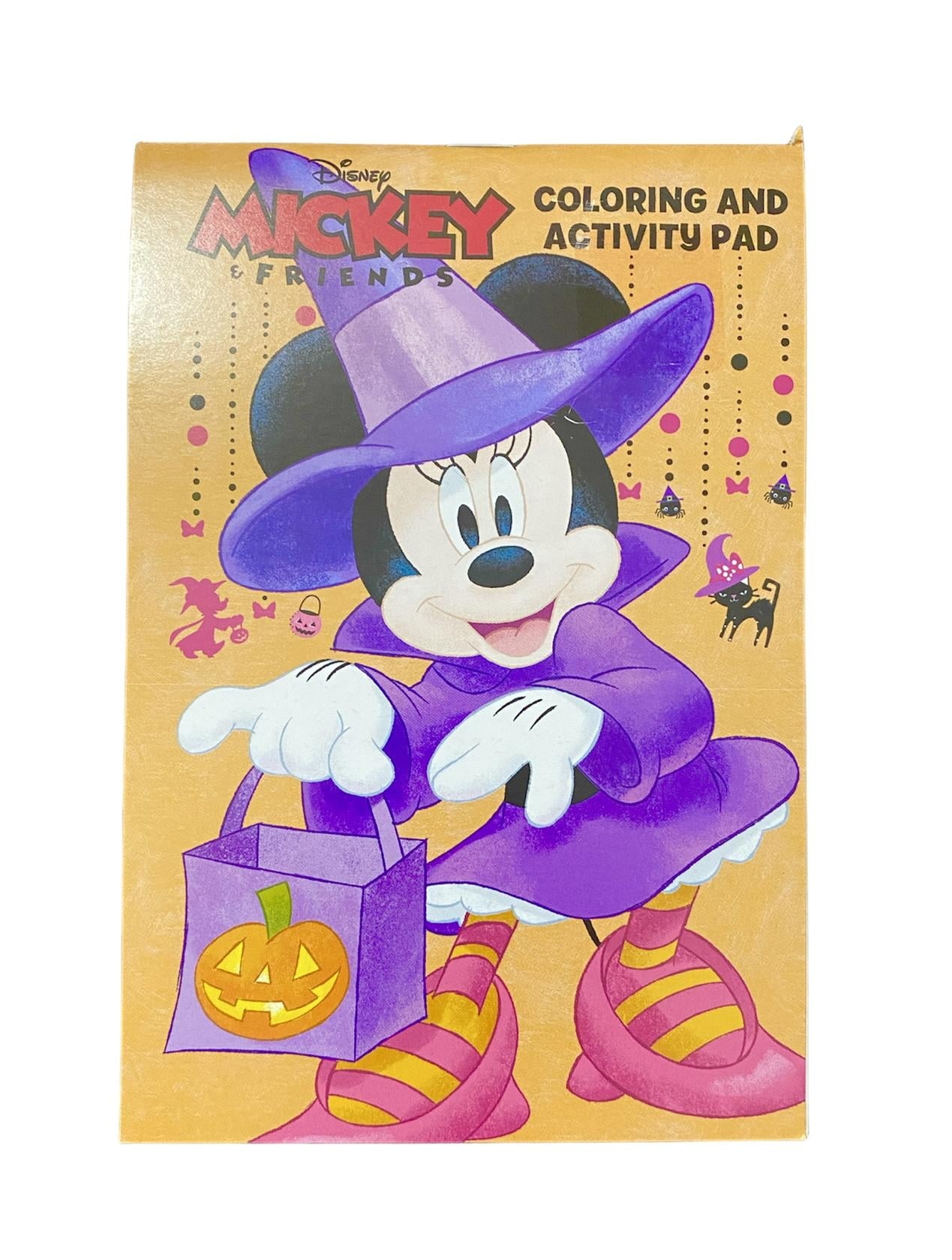 Disney Mickey Friends Mini Coloring And Activity Pad Halloween Walmart