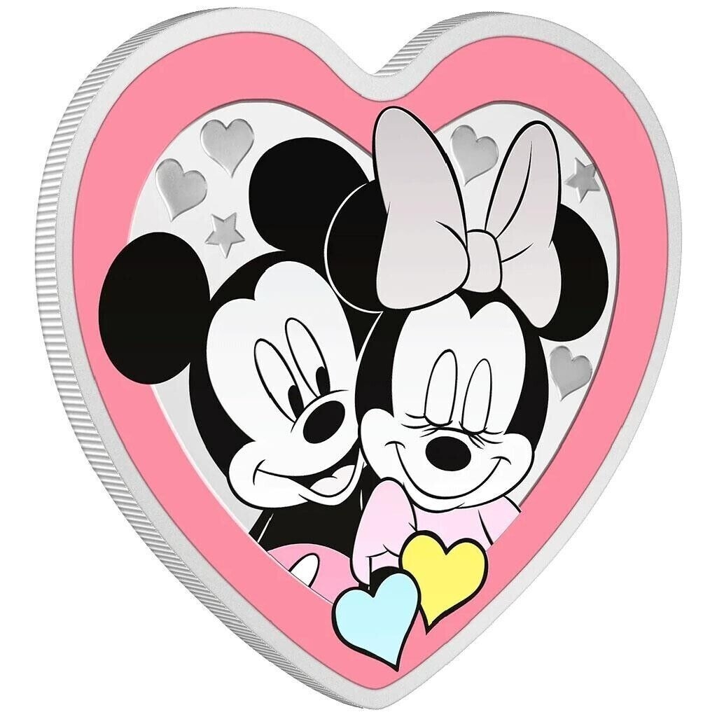 DISNEY MICKEY MINNIE MOUSE LOVE COIN NEW REAL CUTIE 1 OZ PROOF EBay