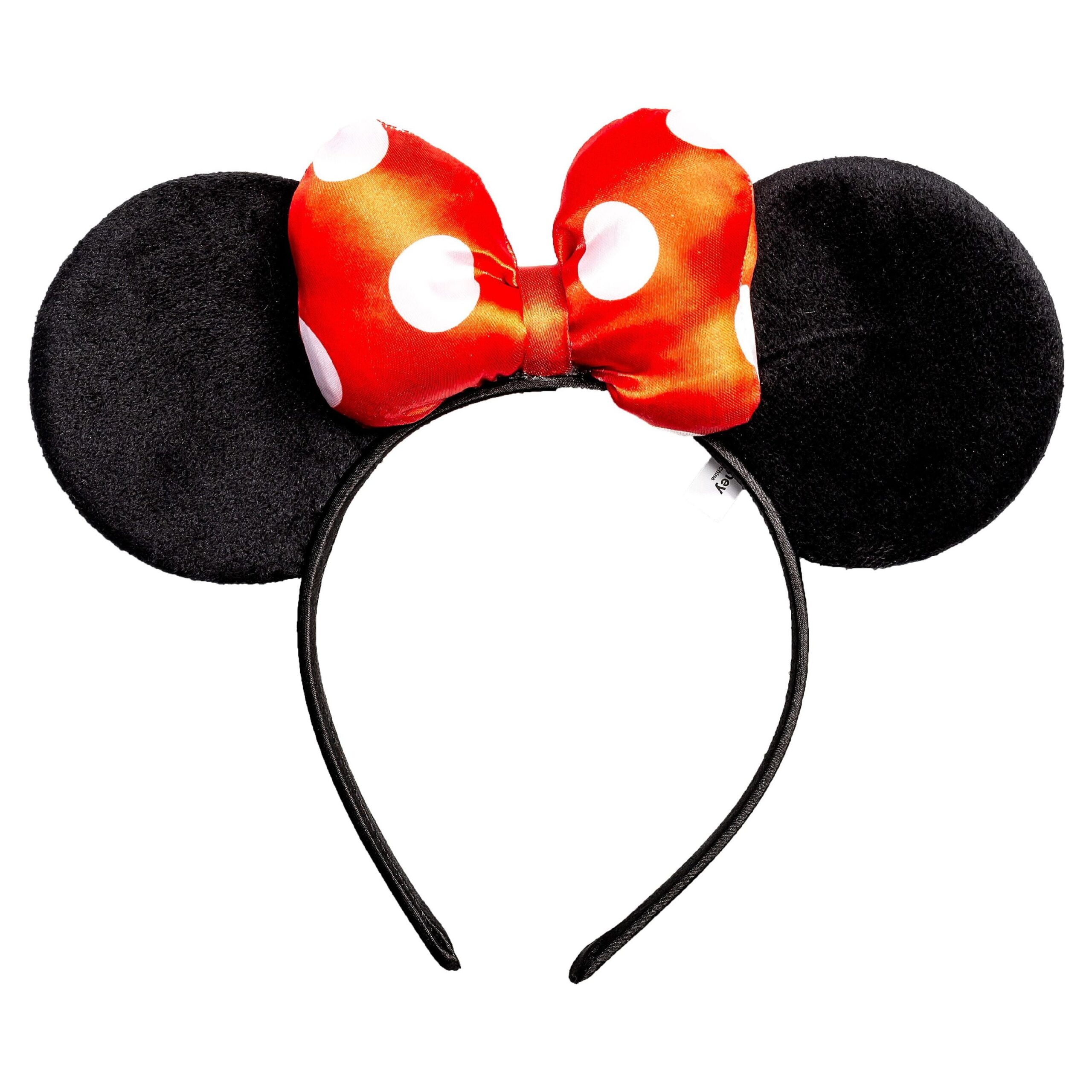Disney Minnie Mouse Red Polka Dot Bow Ears Headband Walmart