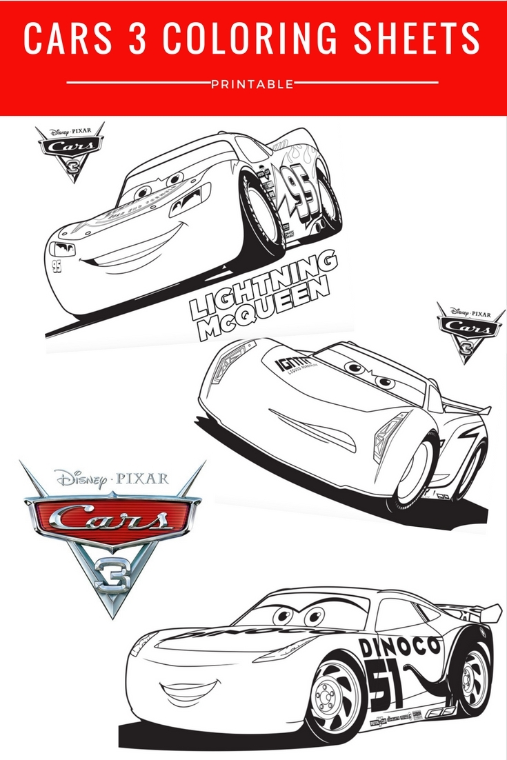 free coloring pages cars movie