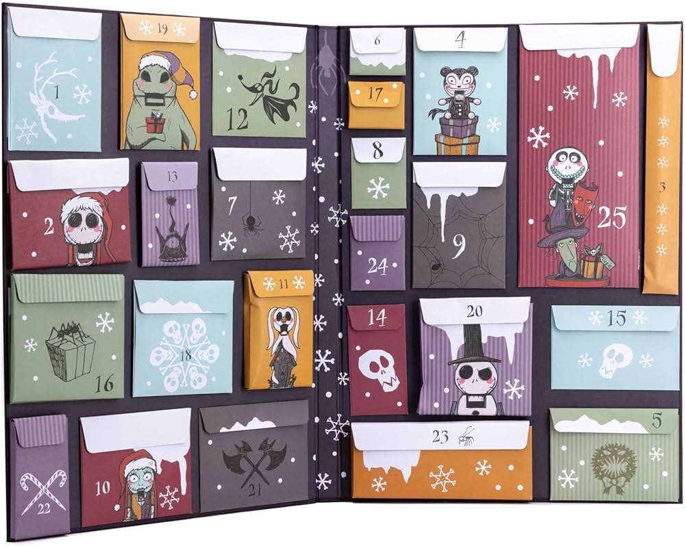 Disney Tim Burton s The Nightmare Before Christmas Christmas Town Official Advent Calendar Insight Editions 9798886636758 Amazon Books
