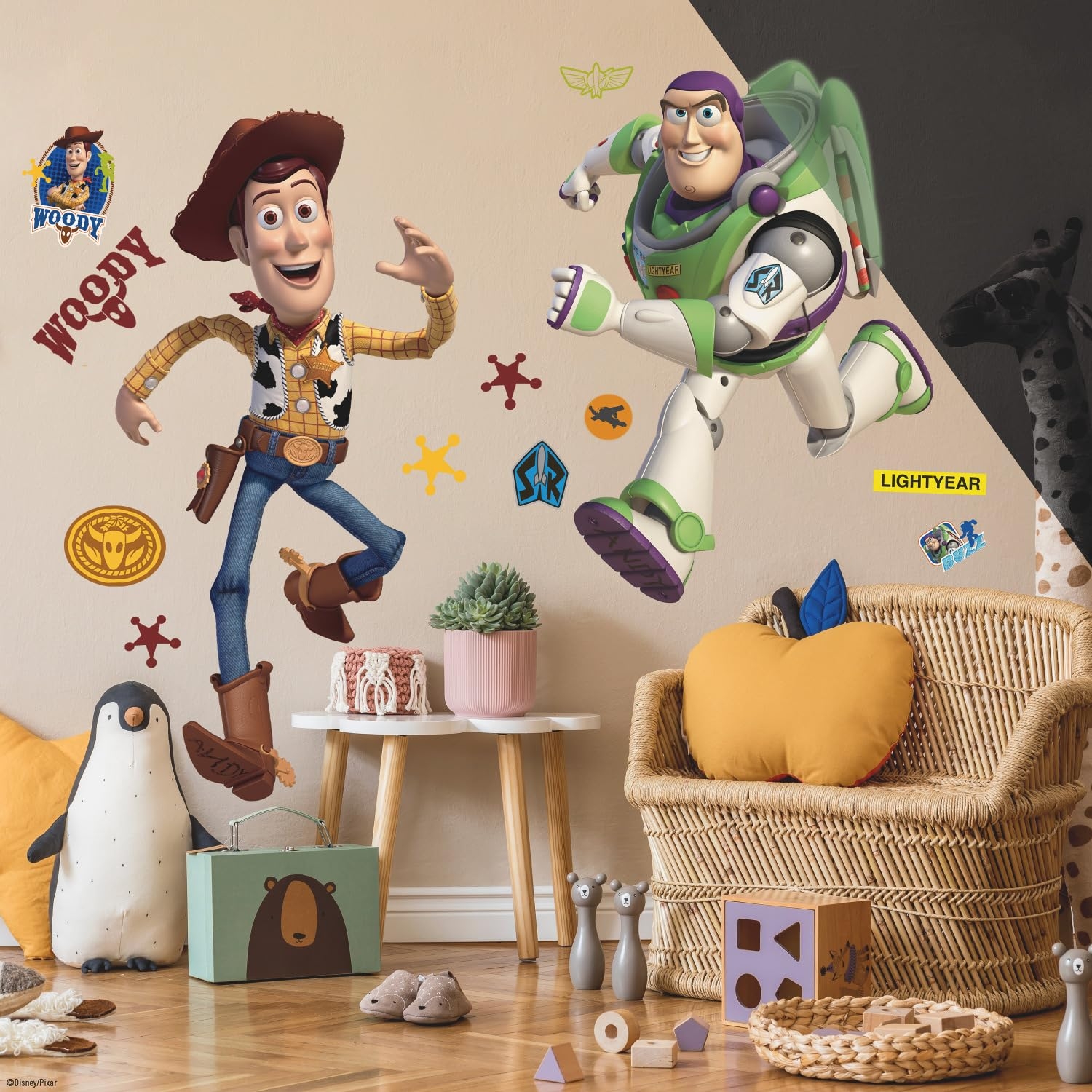 Disney Toy Story Buzz Lightyear Glow In The Dark Giant Peel And Stick Wall Decal By RoomMates RMK1431GM Wall Decor Stickers Amazon