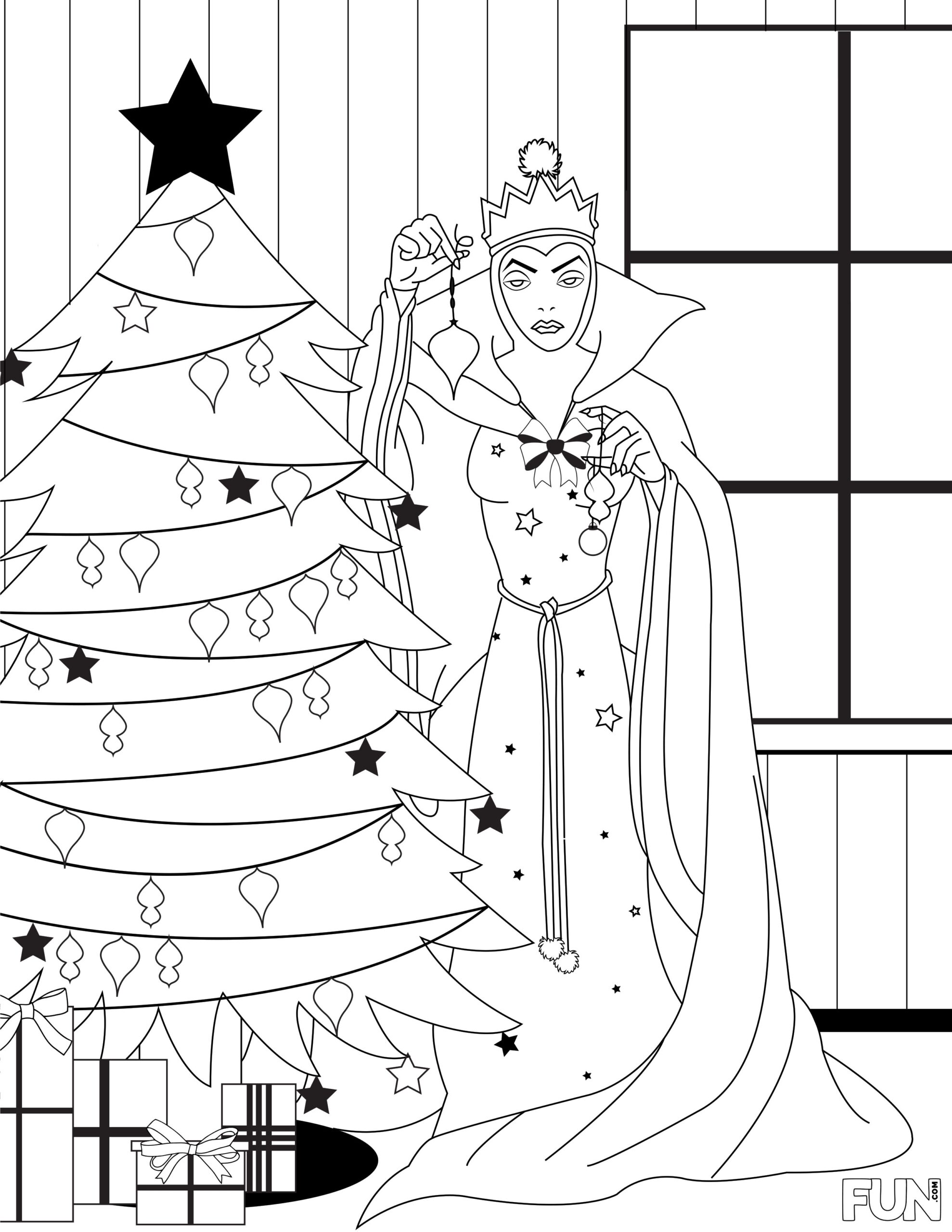 disney coloring pages christmas