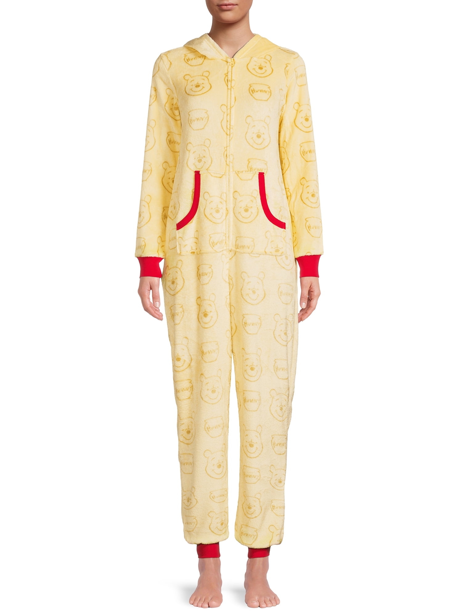Disney Women s And Women s Plus Winnie The Pooh Union Suit Walmart