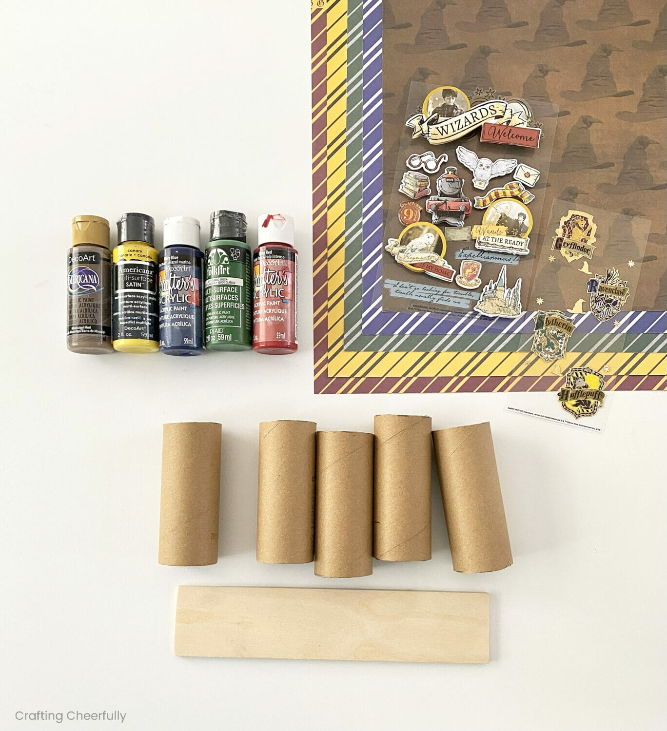 DIY Harry Potter Desk Organizer Crafting Cheerfully