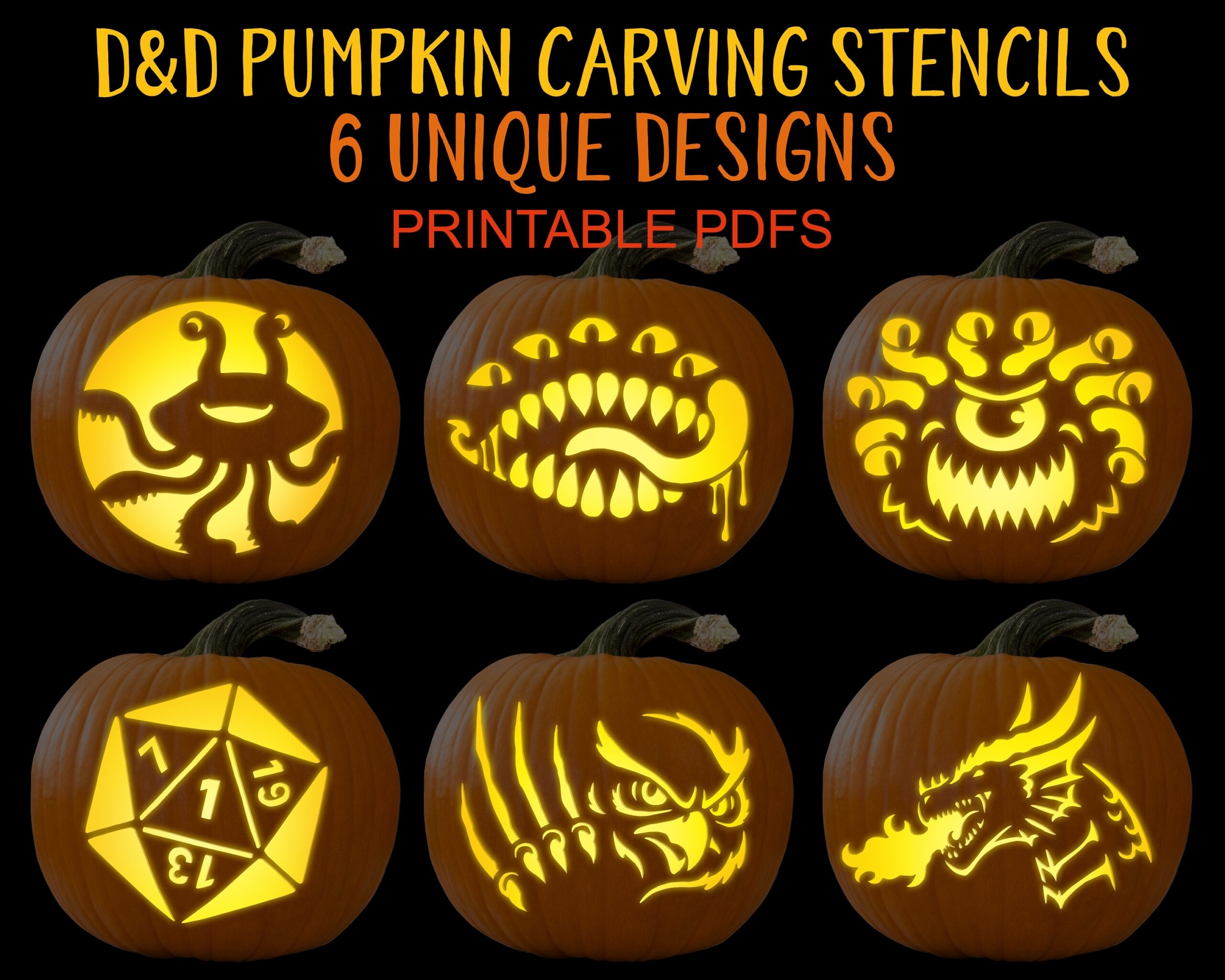 pumpkin carving patterns printable