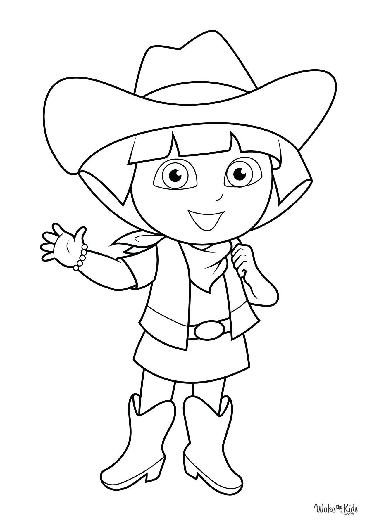 dora coloring pages free printable