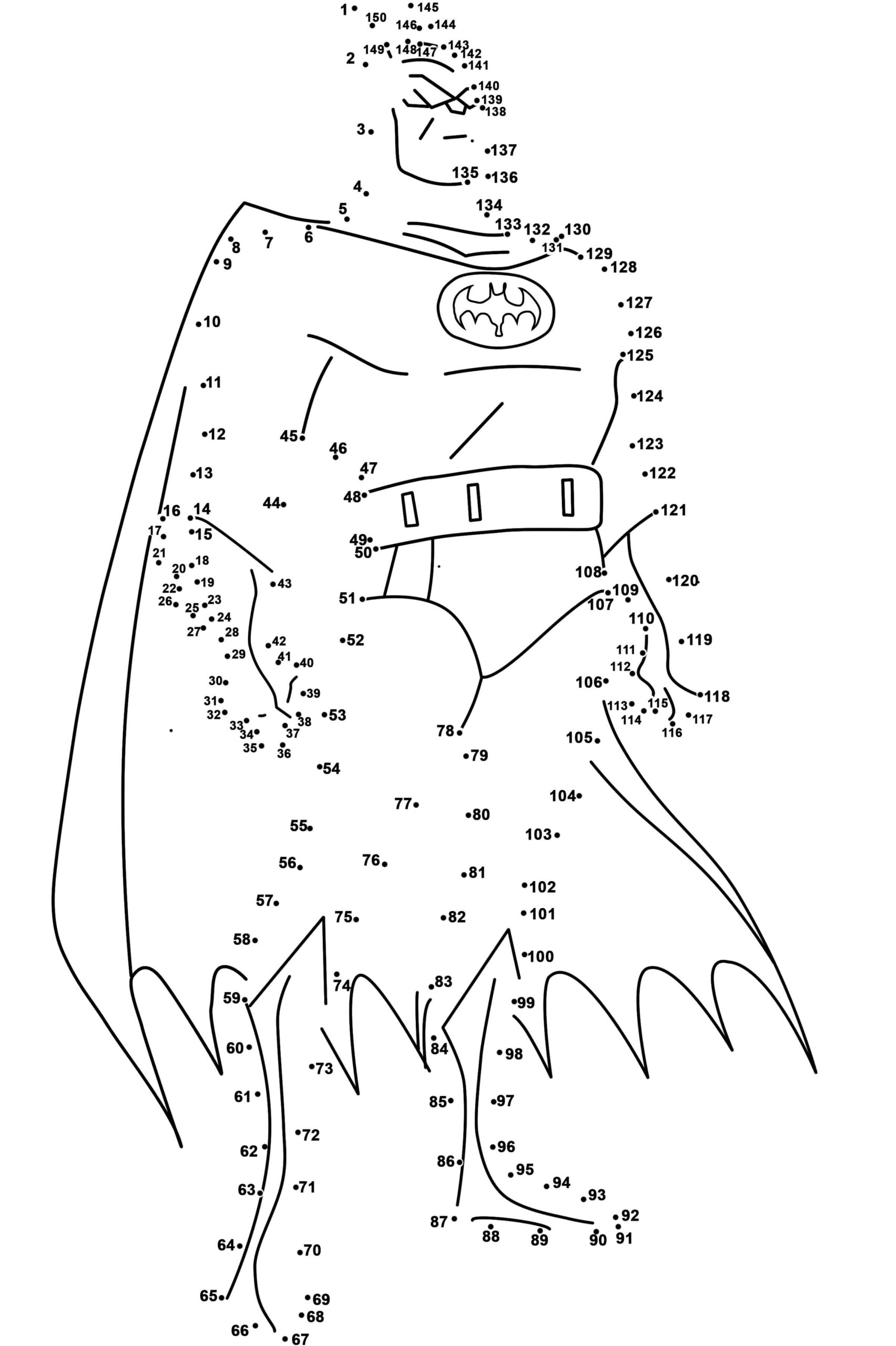 connect the dots colouring pages