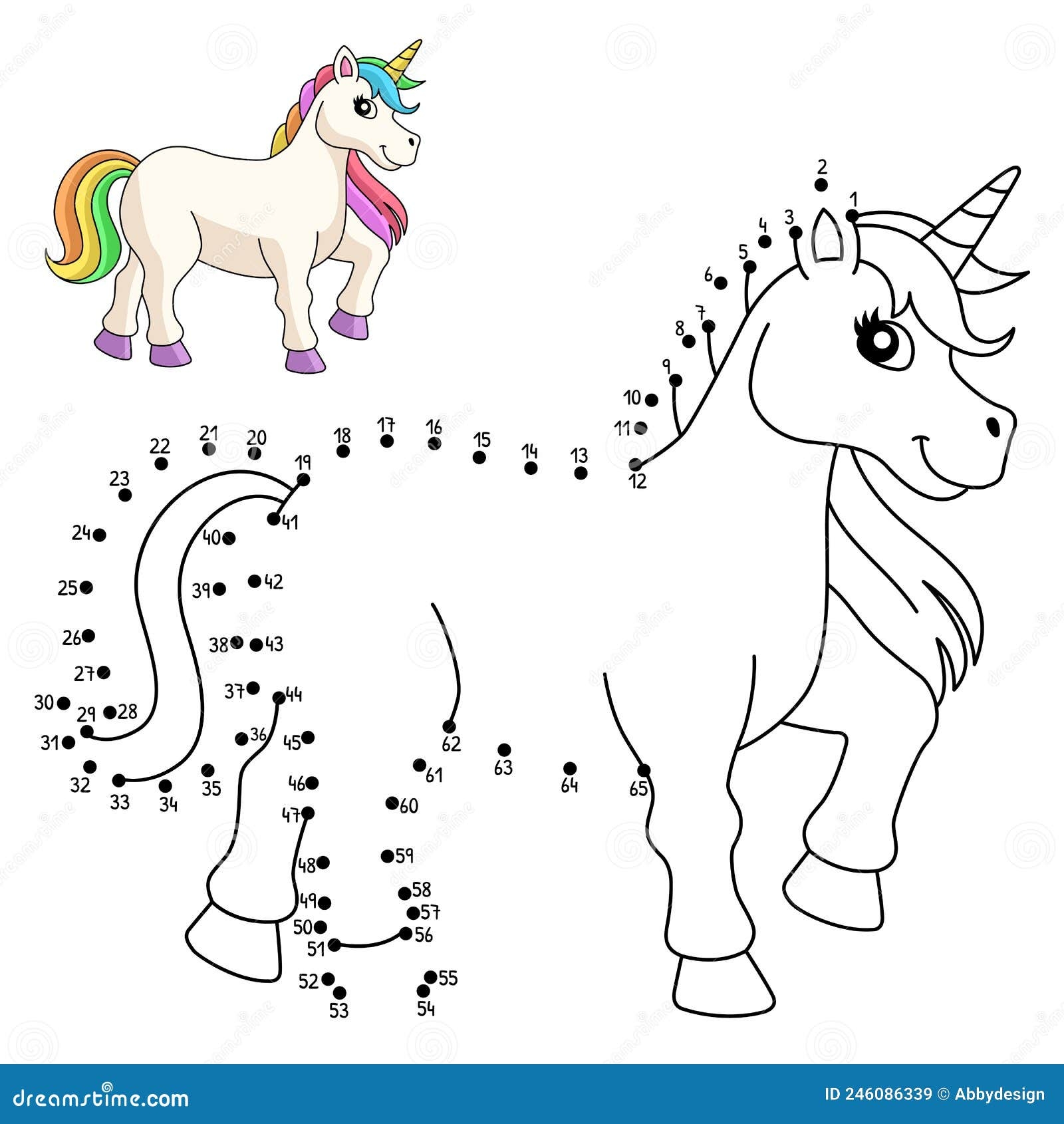 connect the dots coloring page